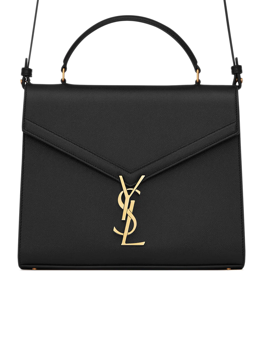 NMCassandra Medium Top Handle Bag in Grain de Poudre Embossed Leather