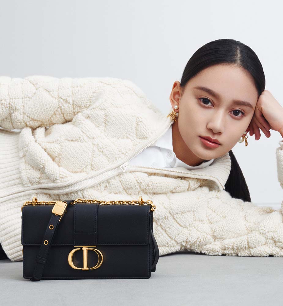 NM30 MONTAIGNE EAST-WEST BAG WITH CHAIN