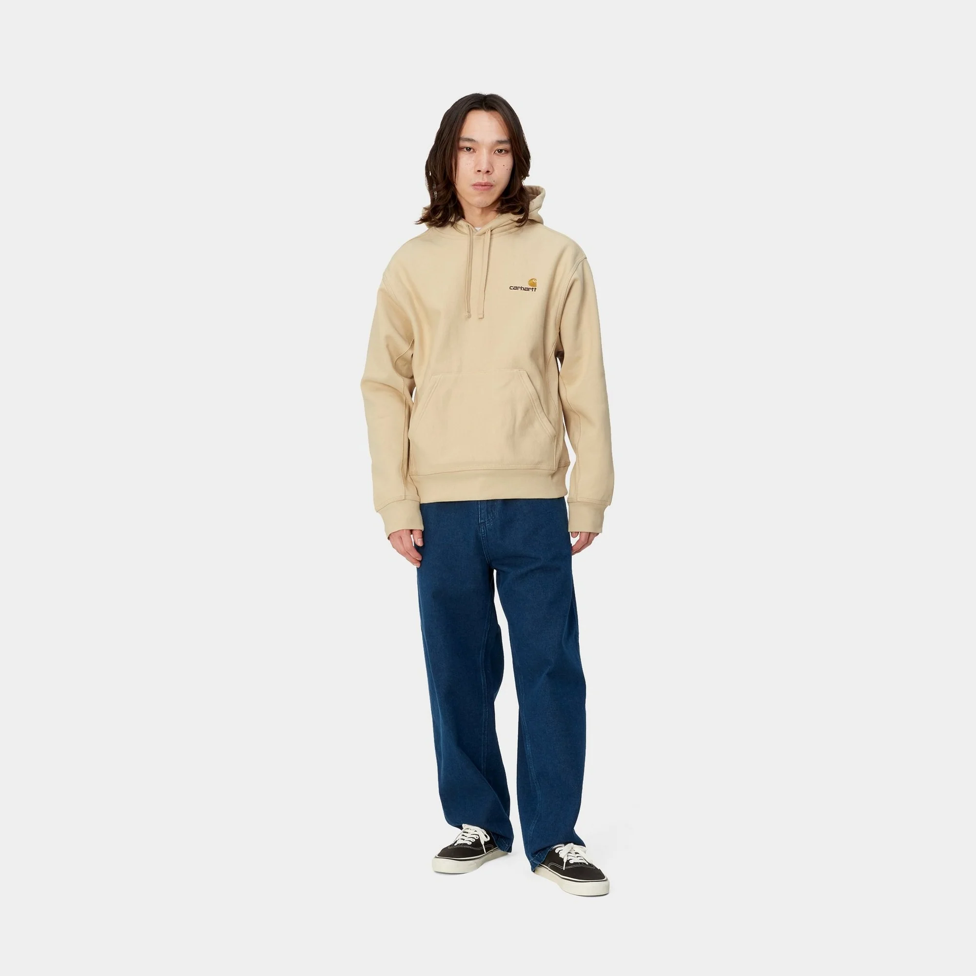 NMHooded American Script Sweatshirt | Rattan