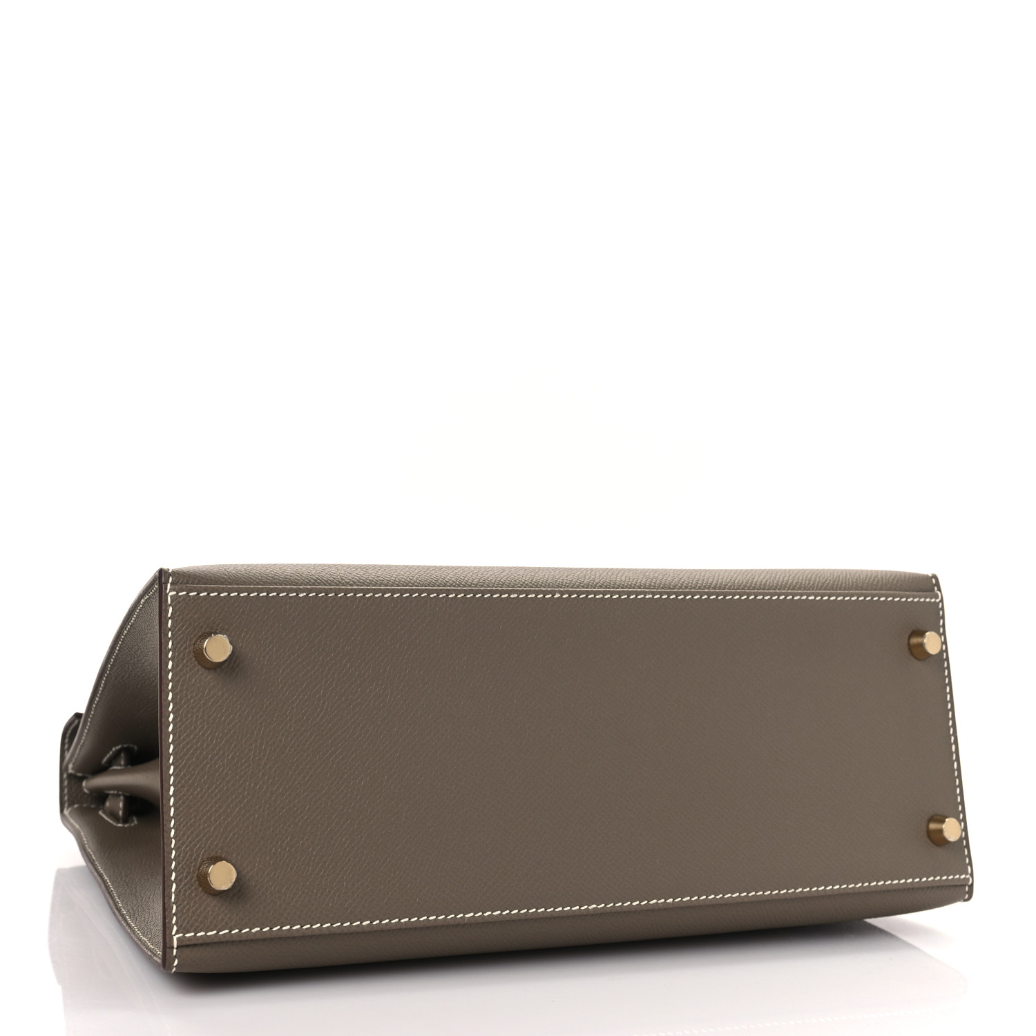 NMEpsom Kelly Sellier 28 Etoupe (Golden Lock)