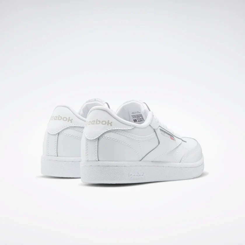 NMReebok Kid's Club C Shoes - White / Sheer Grey