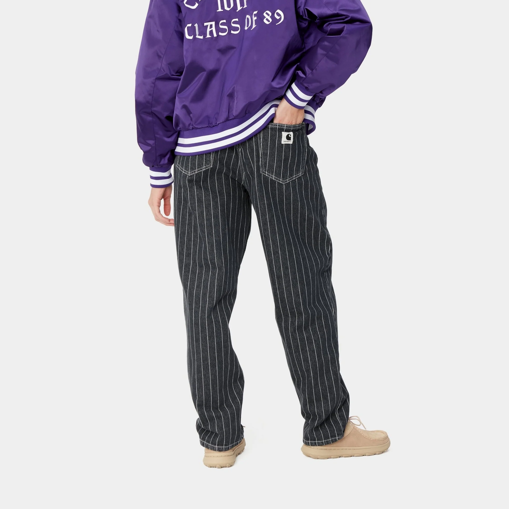 NMWomen’s Orlean Stripe Pant | Black / White (stone washed)