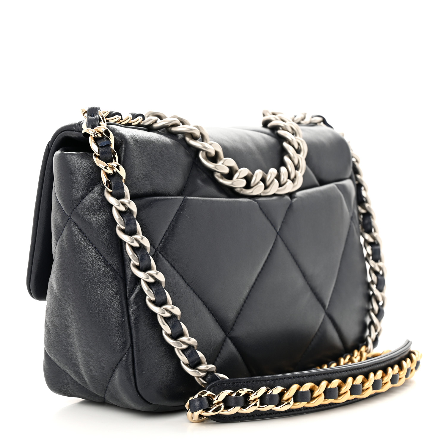 NMLambskin Quilted Medium Chanel 19 Flap