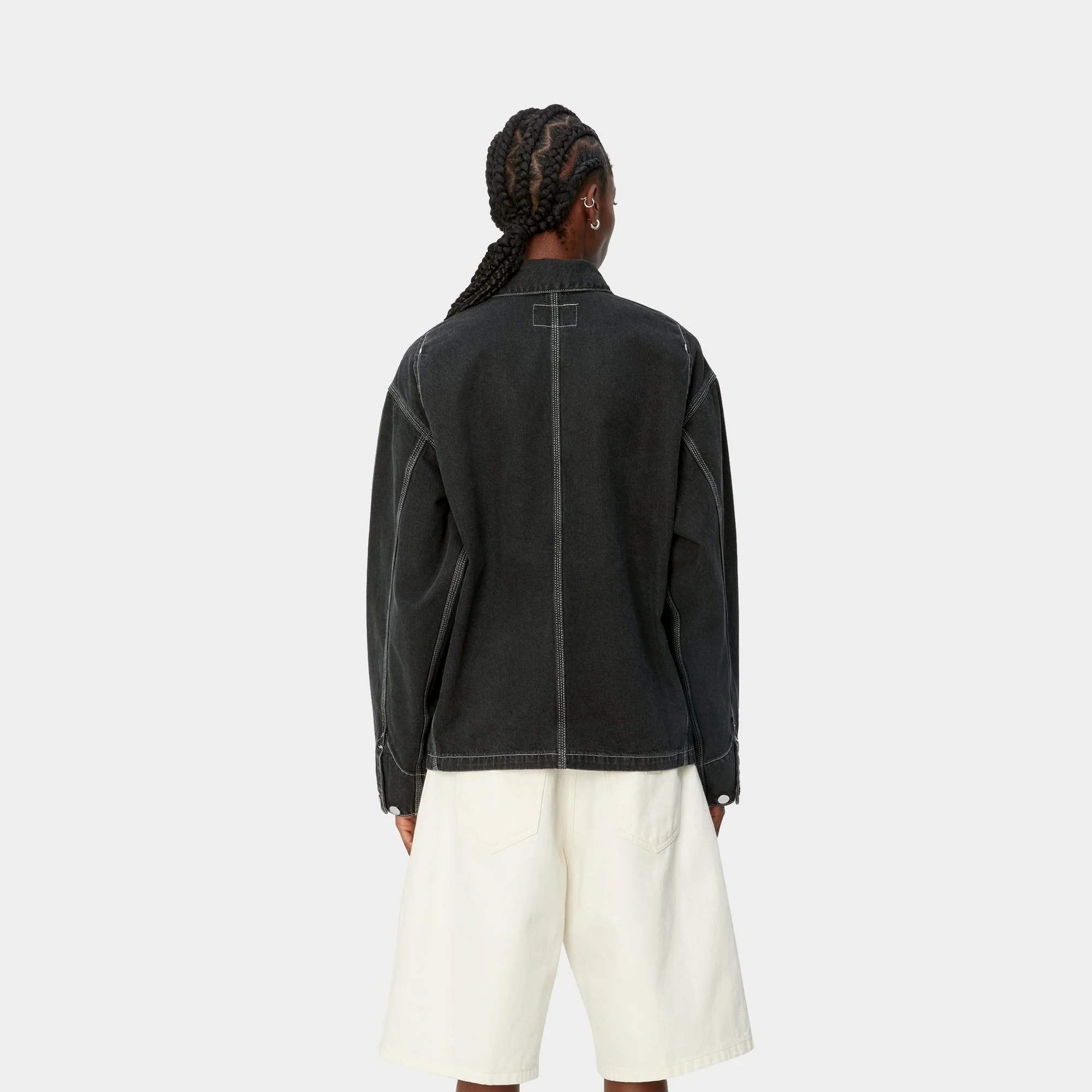 NMWomen's OG Michigan Coat (Spring) - Denim | Black (stone washed)