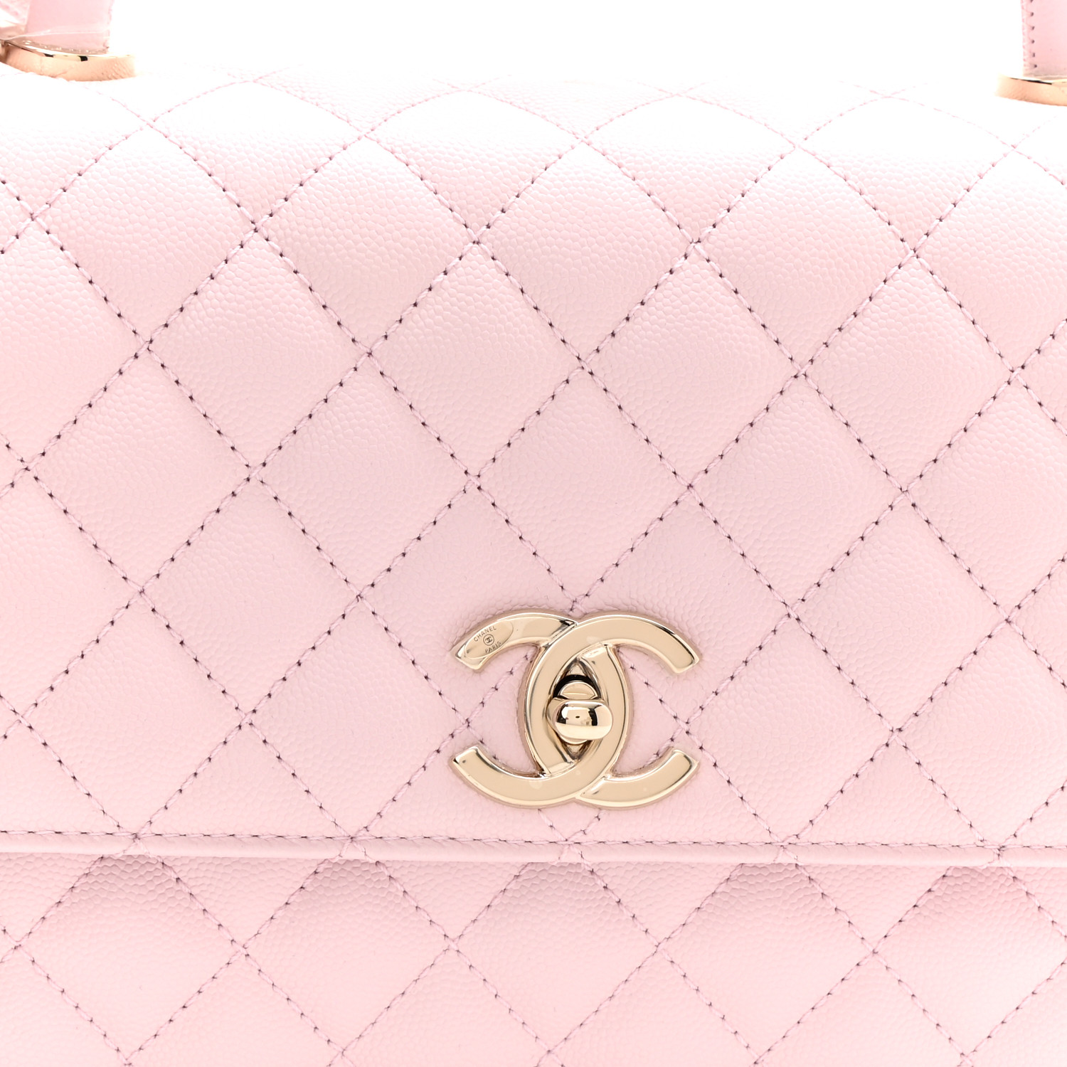 NMCaviar Quilted Small Coco Handle Flap Light Pink