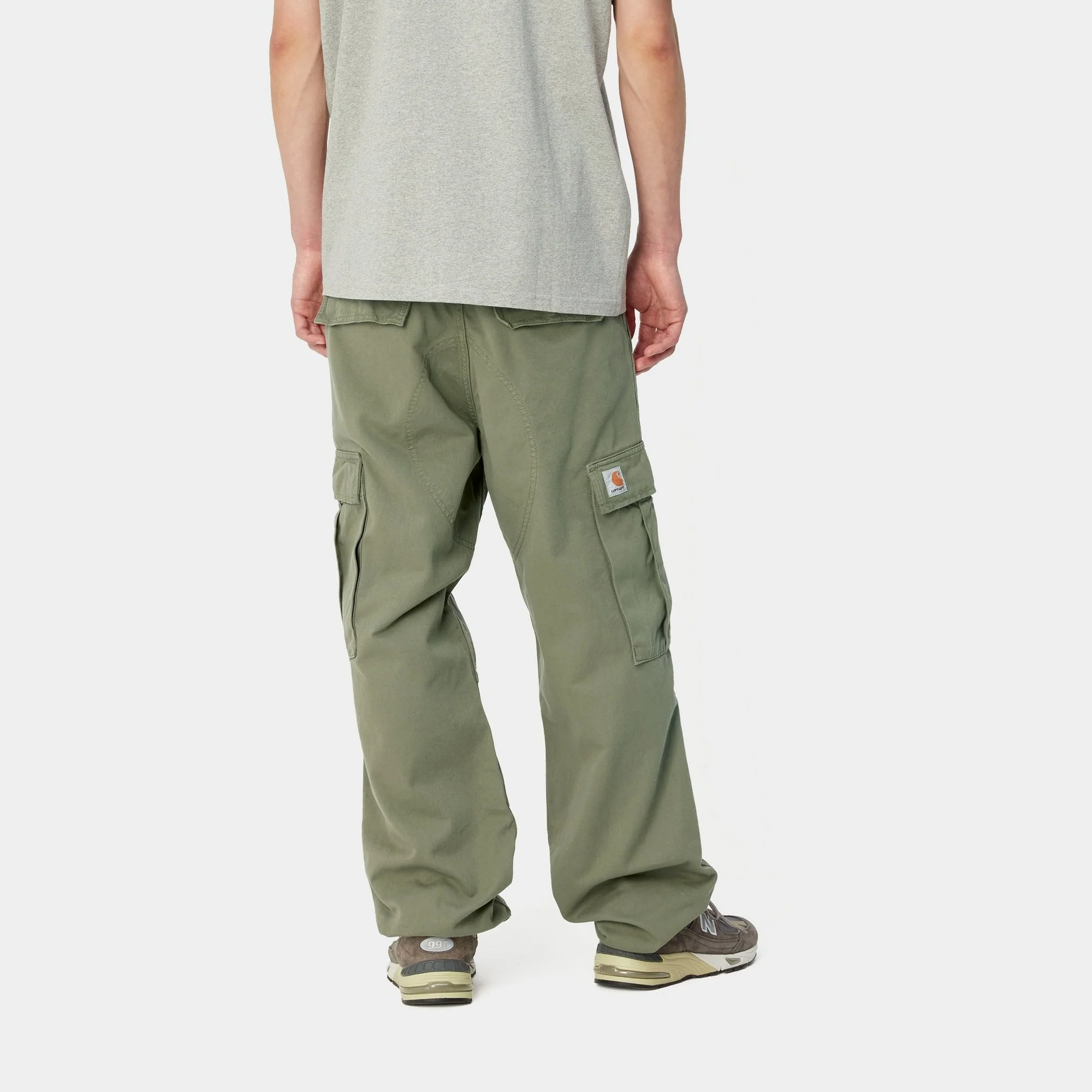 NMRegular Cargo Pant - Garment Dyed Twill | Dollar Green
