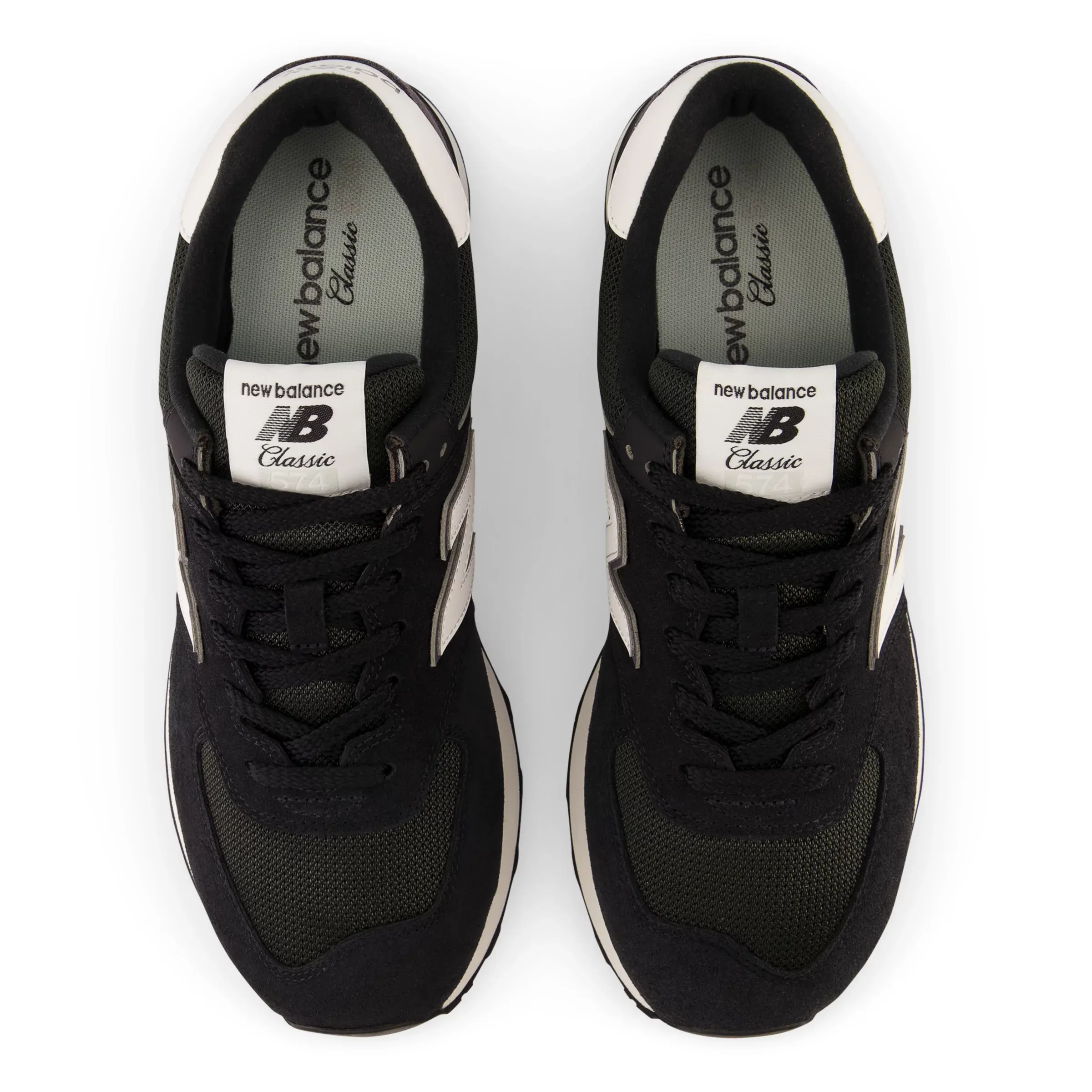 NM574 - Black with White