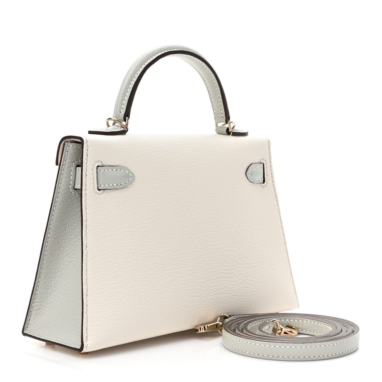 NMChevre Mysore Horseshoe Kelly Sellier 20 Nata Gris Perle