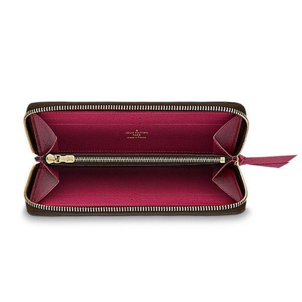 NMMonogram Canvas Clemence Wallet M60742 Fuchsia