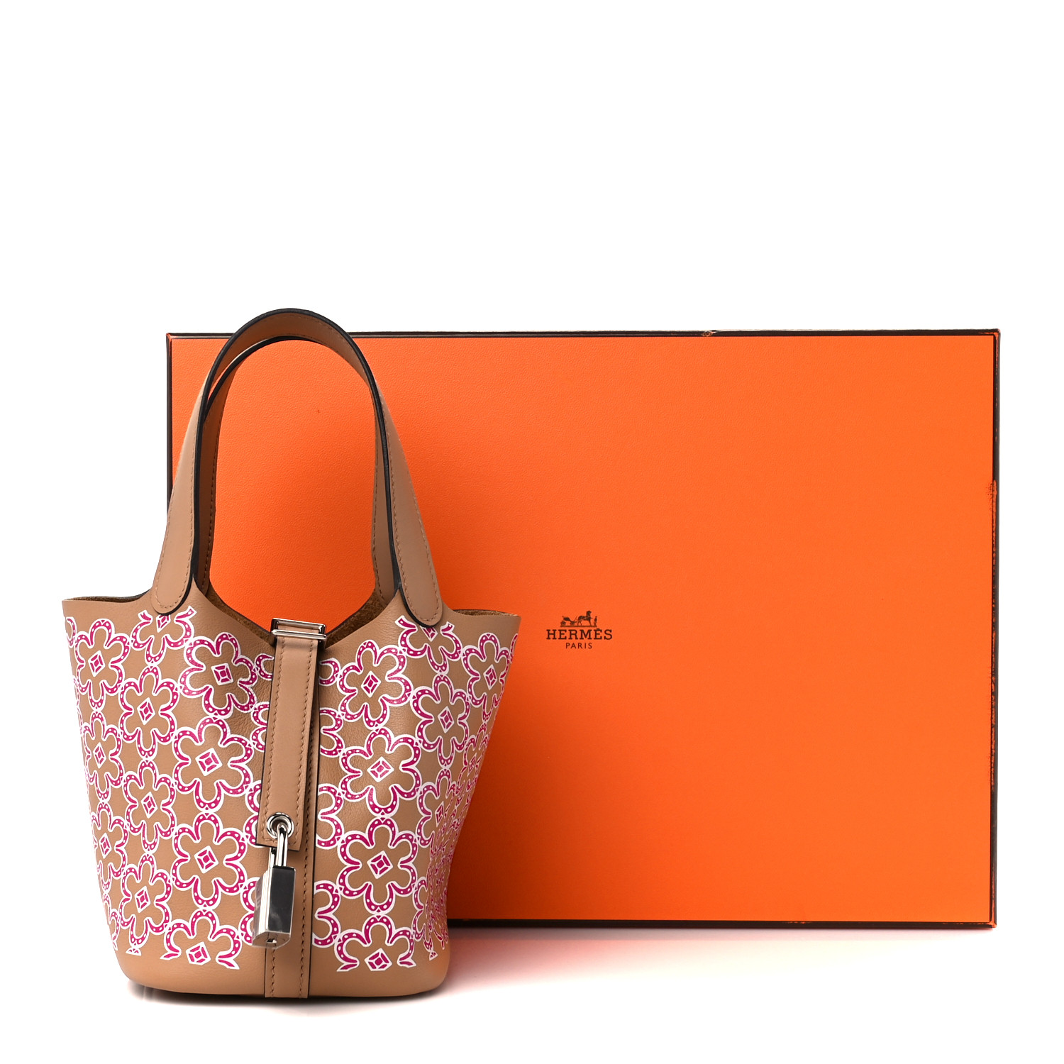 NMSwift Micro Lucky Daisy Picotin Lock Chai Rose White