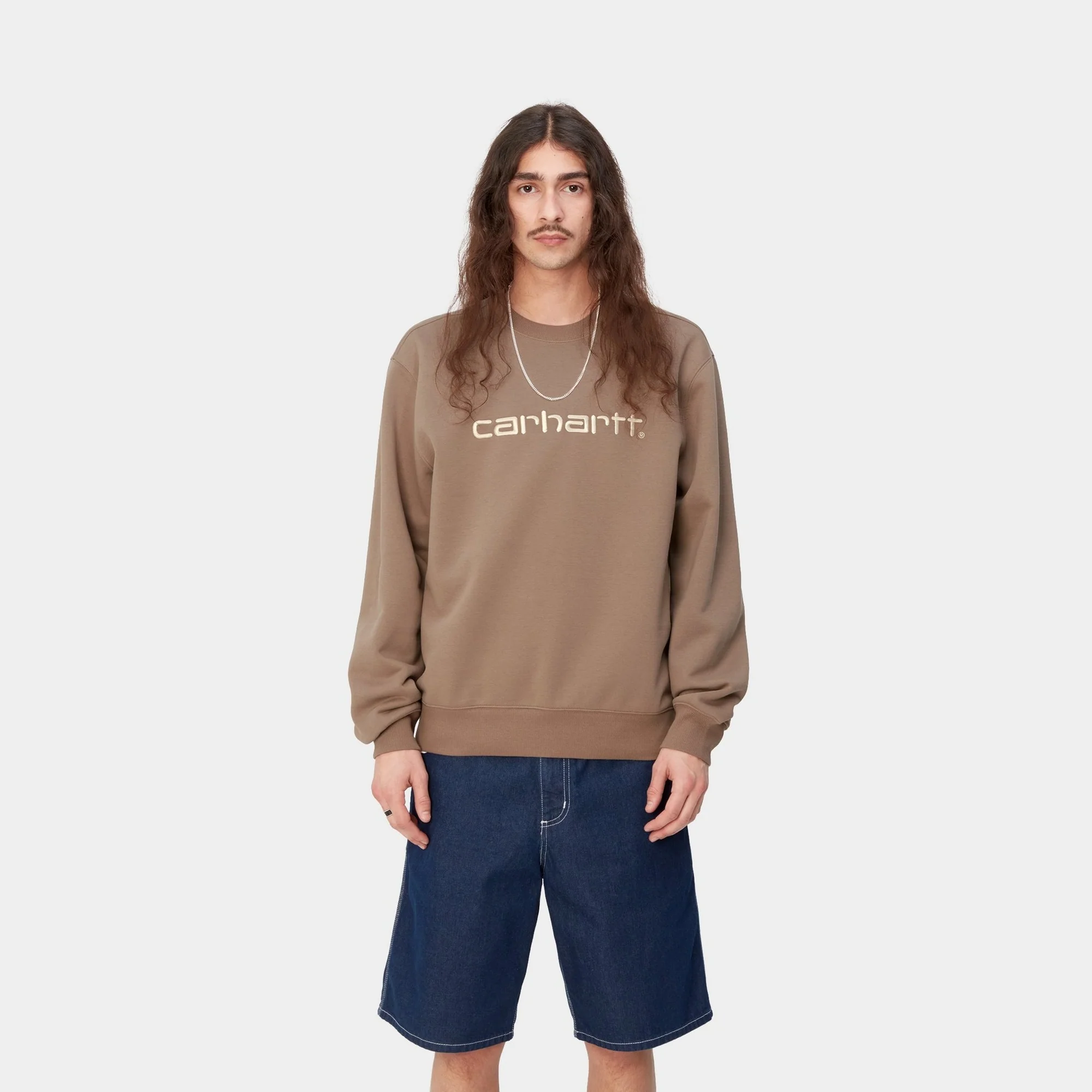 NMCarhartt Sweatshirt | Branch / Rattan