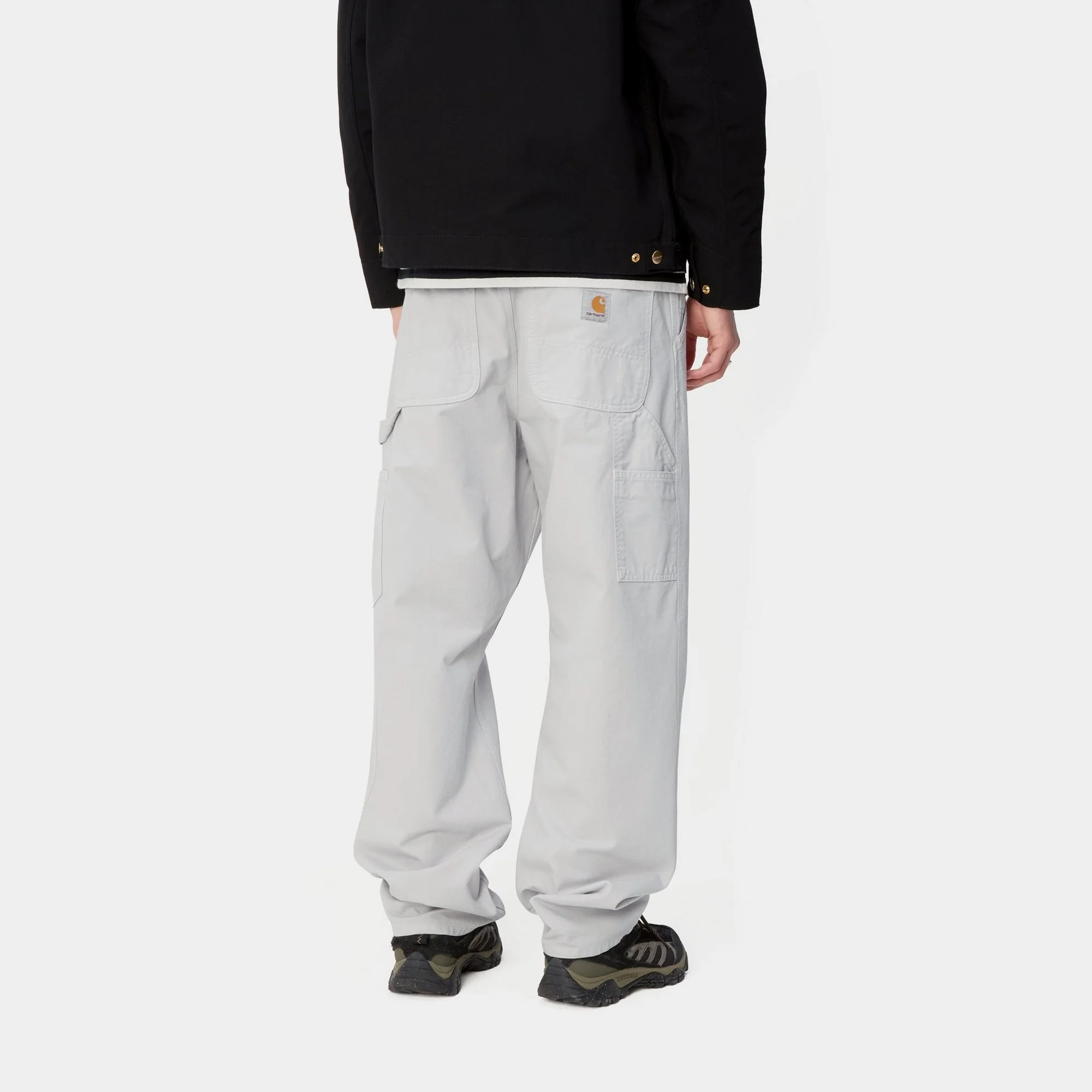 NMSingle Knee Pant - Drill | Sonic Silver (garment dyed)