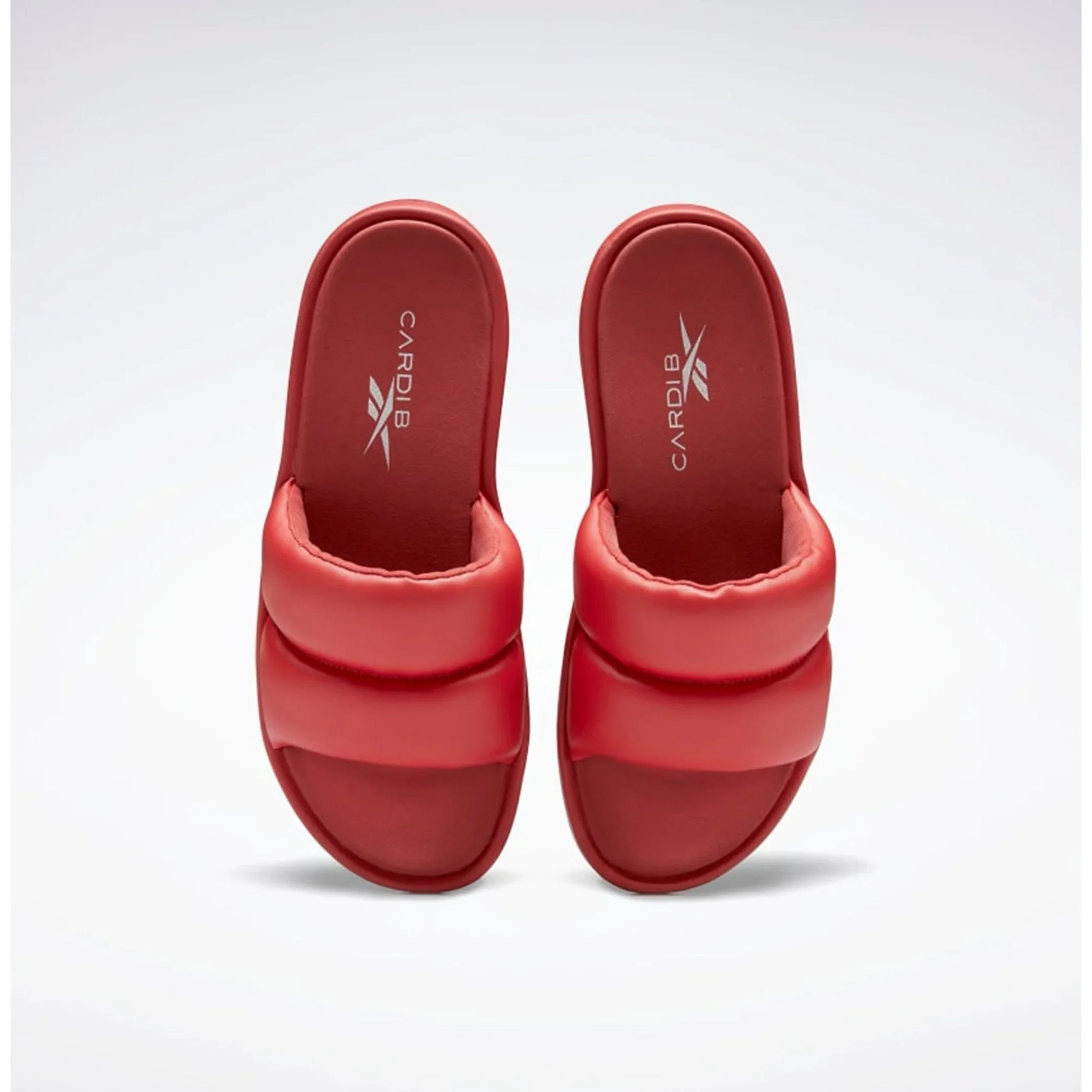 NMReebok Women's Cardi B Slides - Mars Red