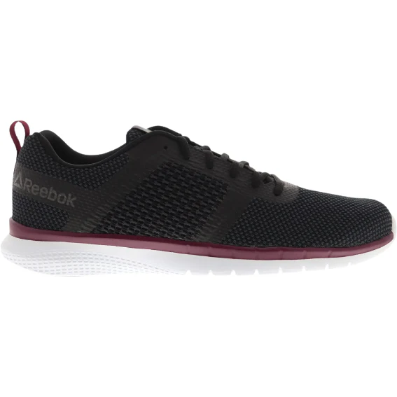 NMReebok Men's PT Prime Runner FC Shoes - Black / Coal Grey / Wine / White