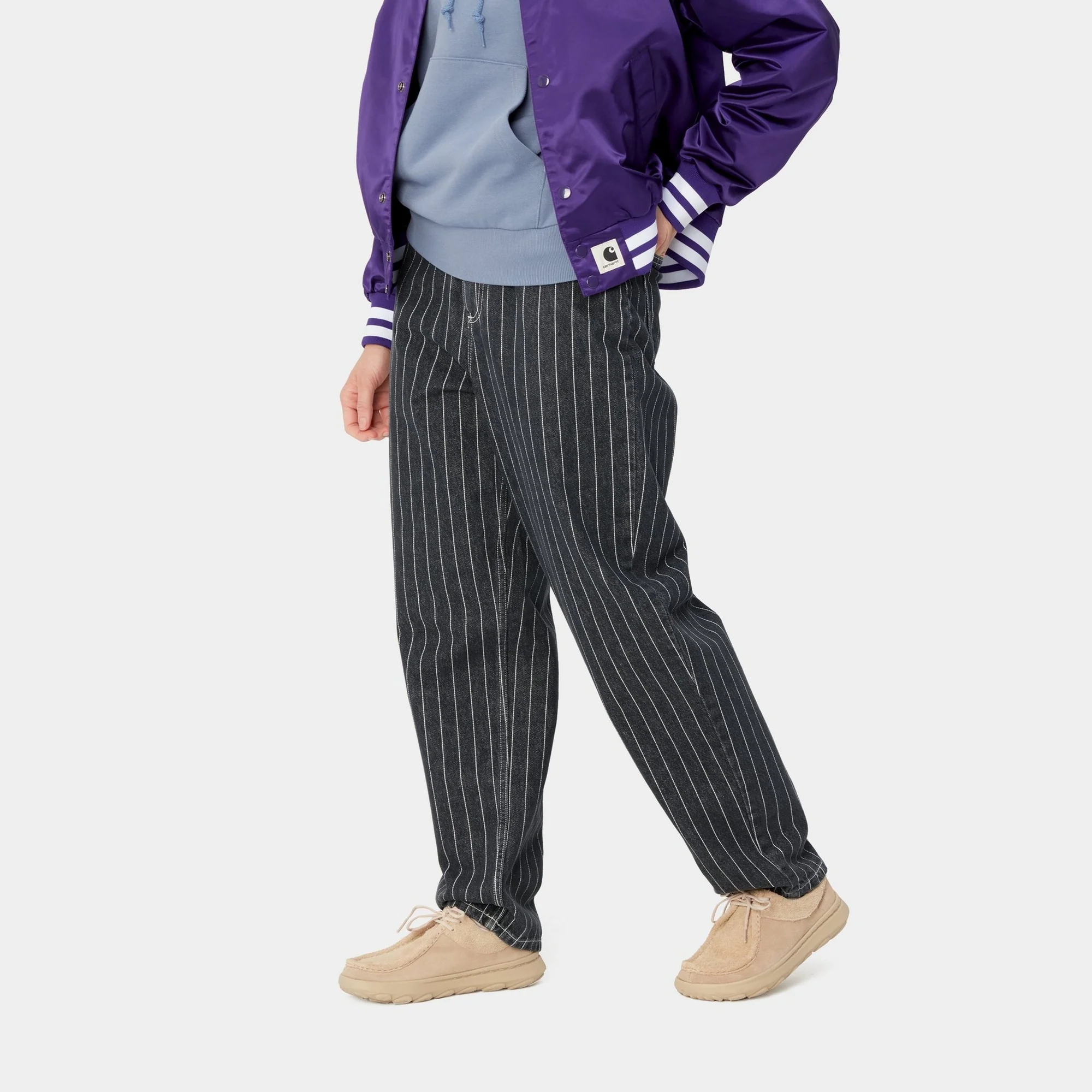 NMWomen’s Orlean Stripe Pant | Black / White (stone washed)