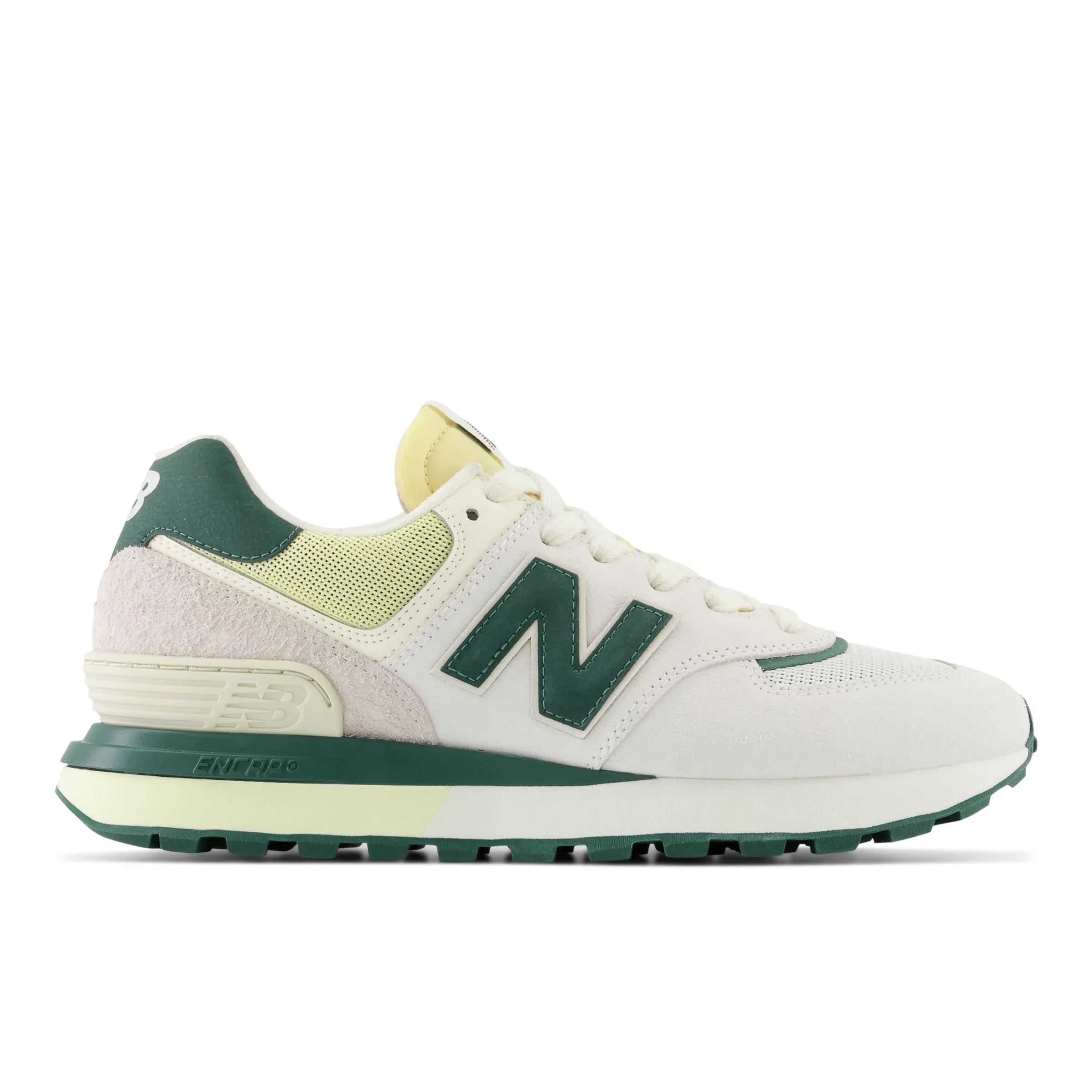 NMU574LG - White with Green