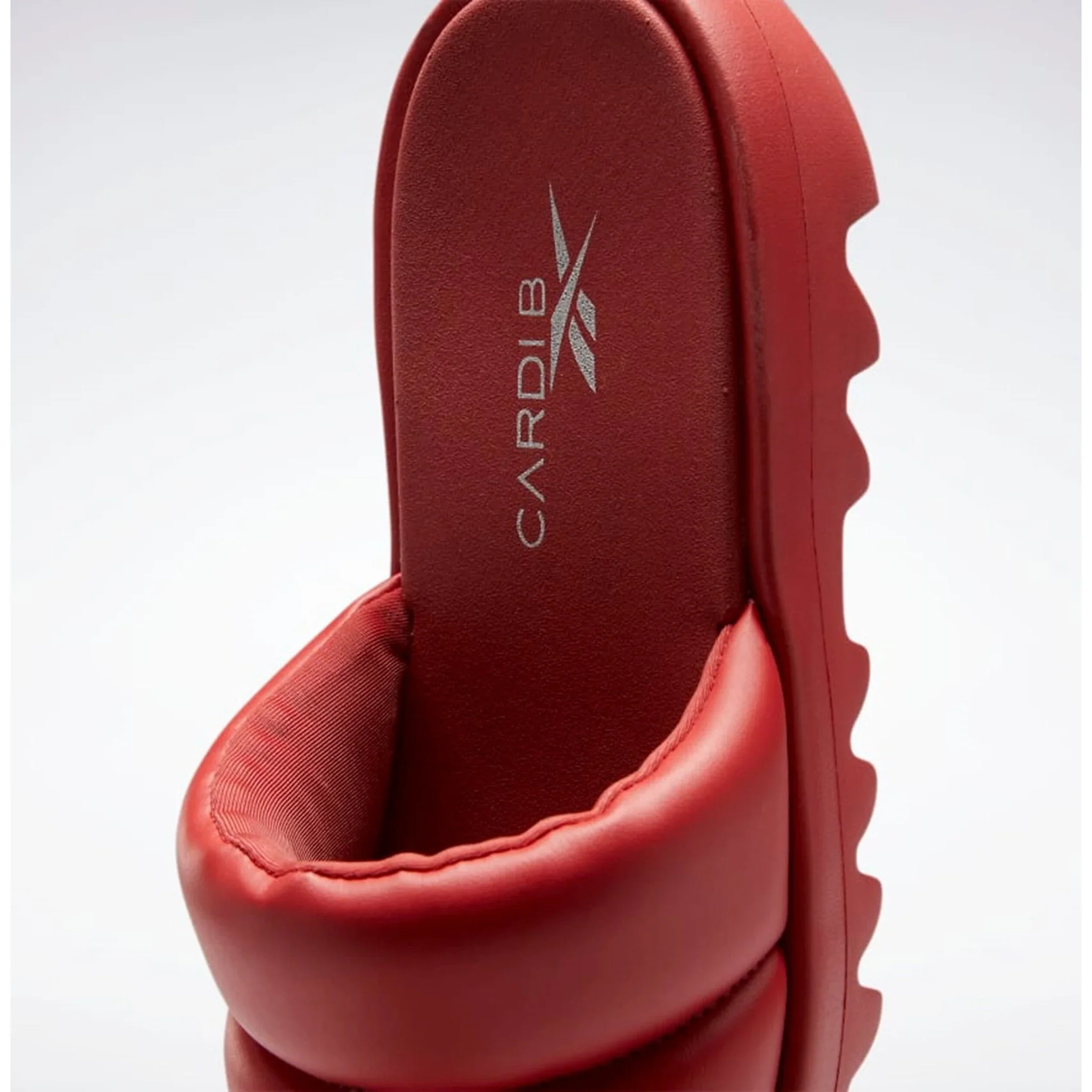 NMReebok Women's Cardi B Slides - Mars Red