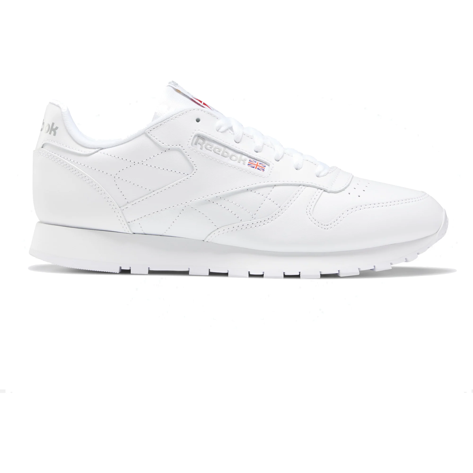NMReebok Men's Classic Leather Shoes - White / Grey