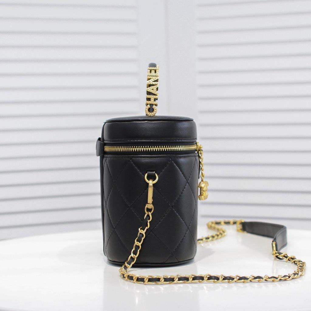 NMChanel limited edition small bucket bag - black