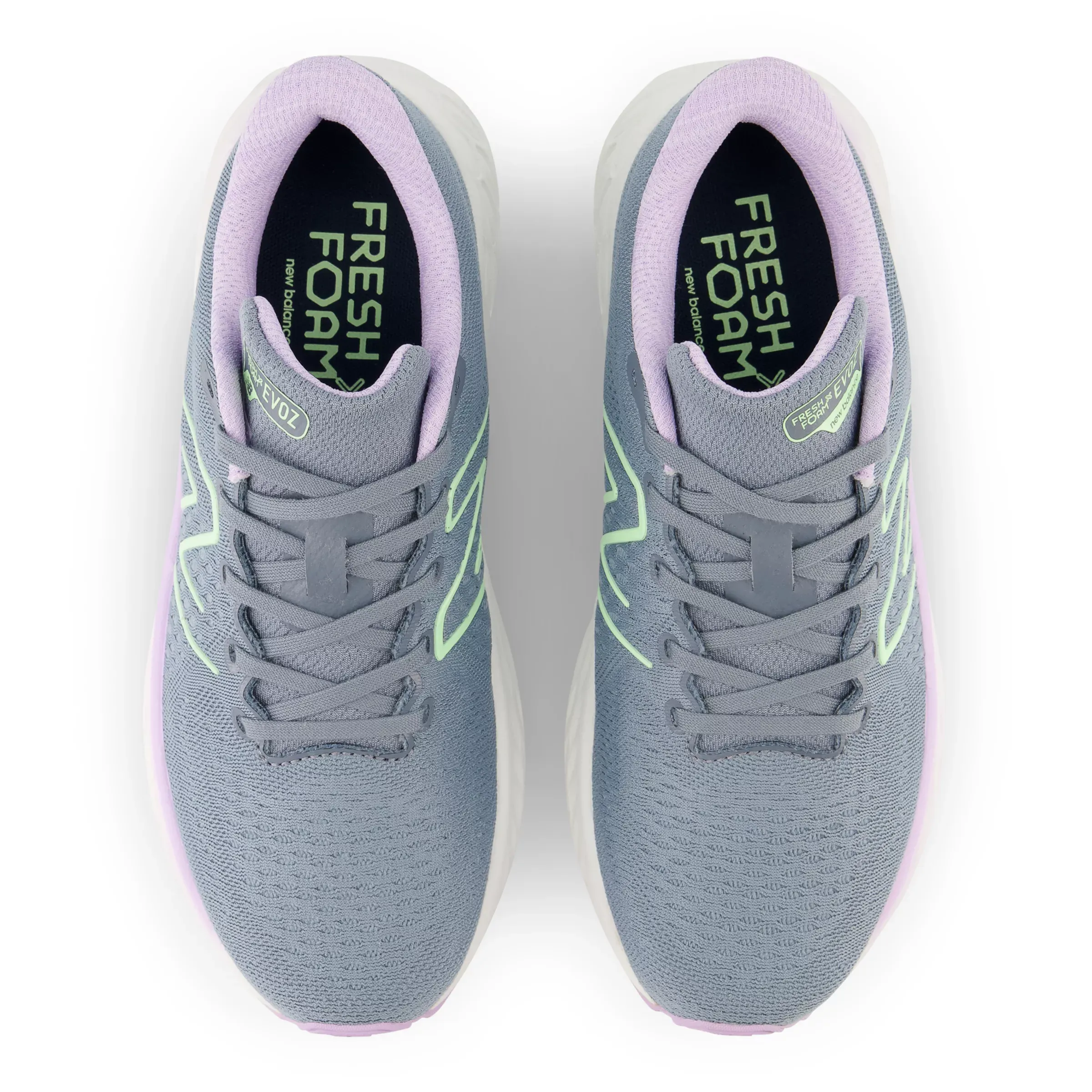 NMFresh Foam X Evoz v3 - Arctic Grey with Green Aura and Cyber Lilac