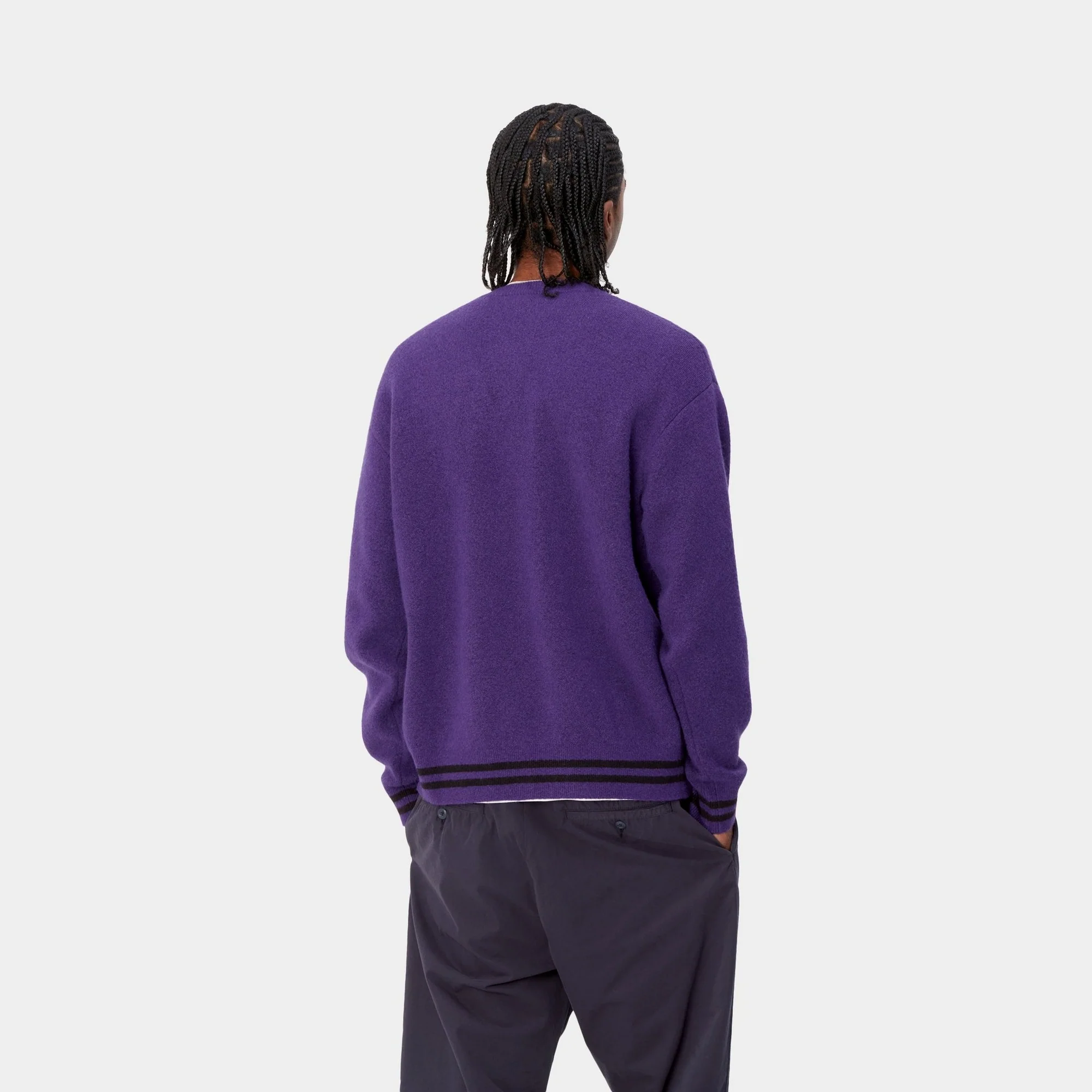 NMOnyx Cardigan | Tyrian / Black