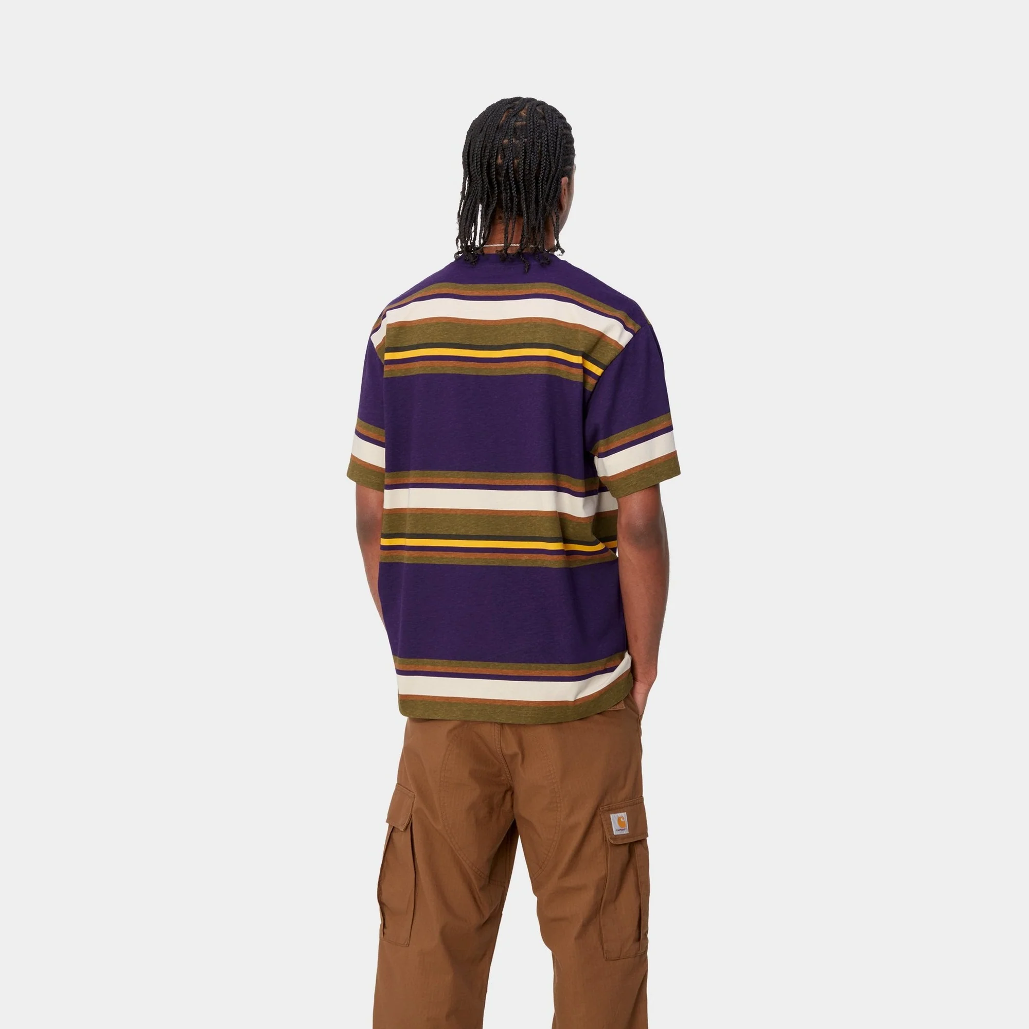 NMMorcom Stripe T-Shirt | Tyrian