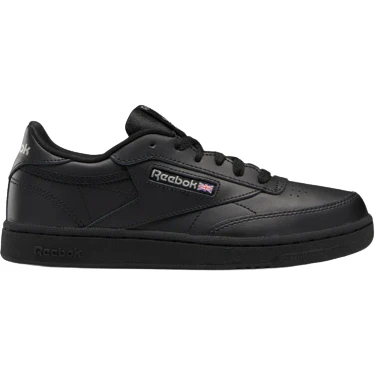 NMReebok Kid's Club C GS Shoes - Black / Charcoal