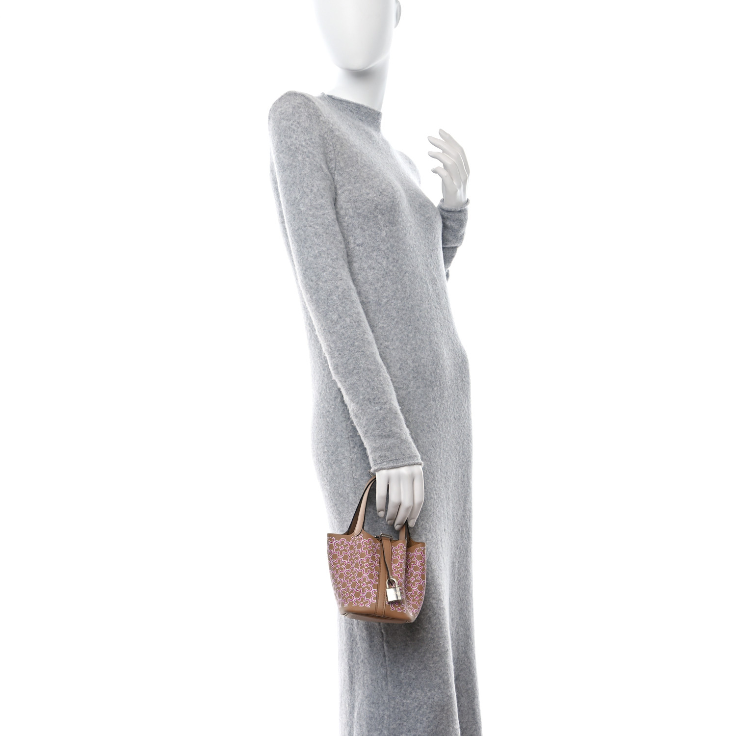 NMSwift Micro Lucky Daisy Picotin Lock Chai Rose White