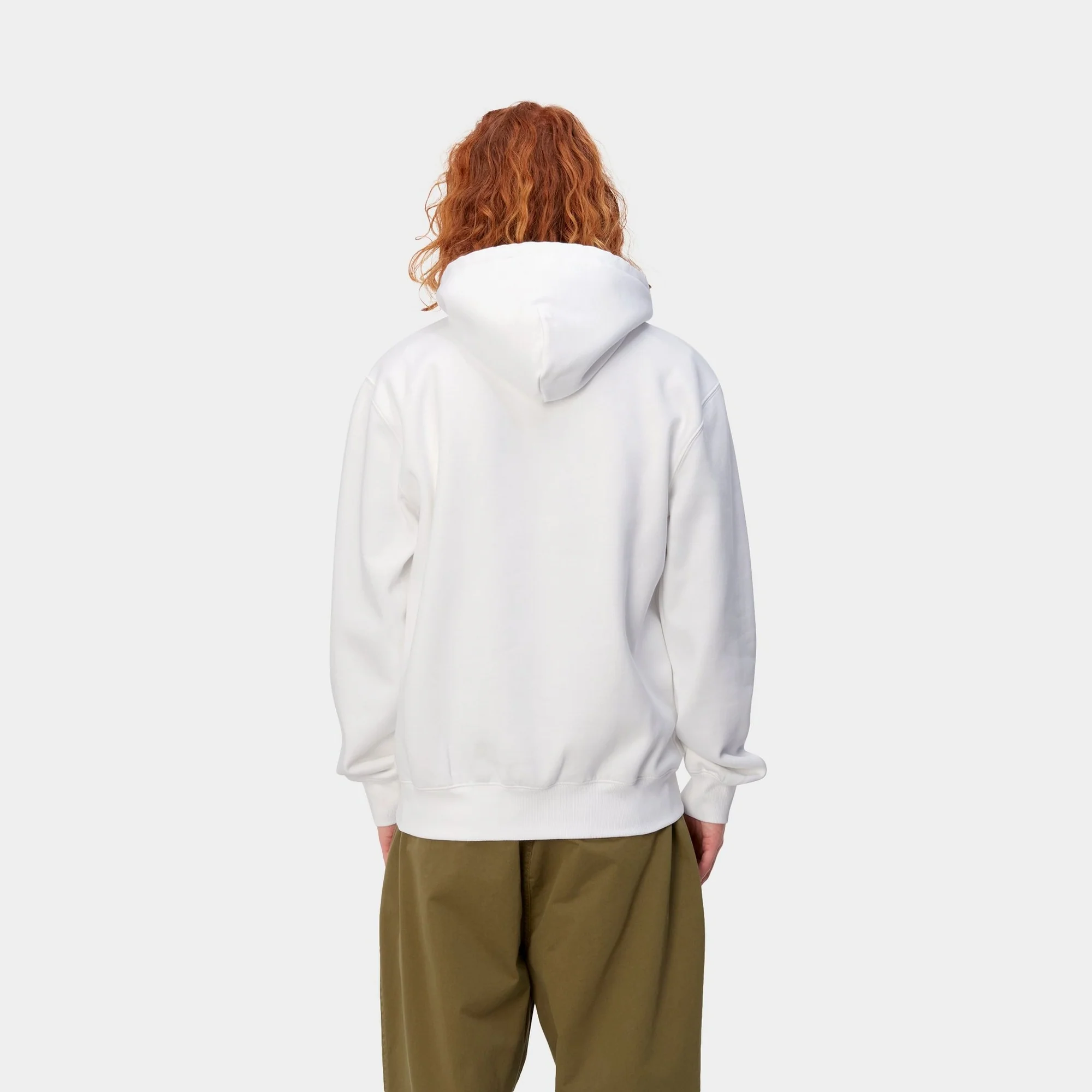 NMHooded Carhartt Sweatshirt | White / Black