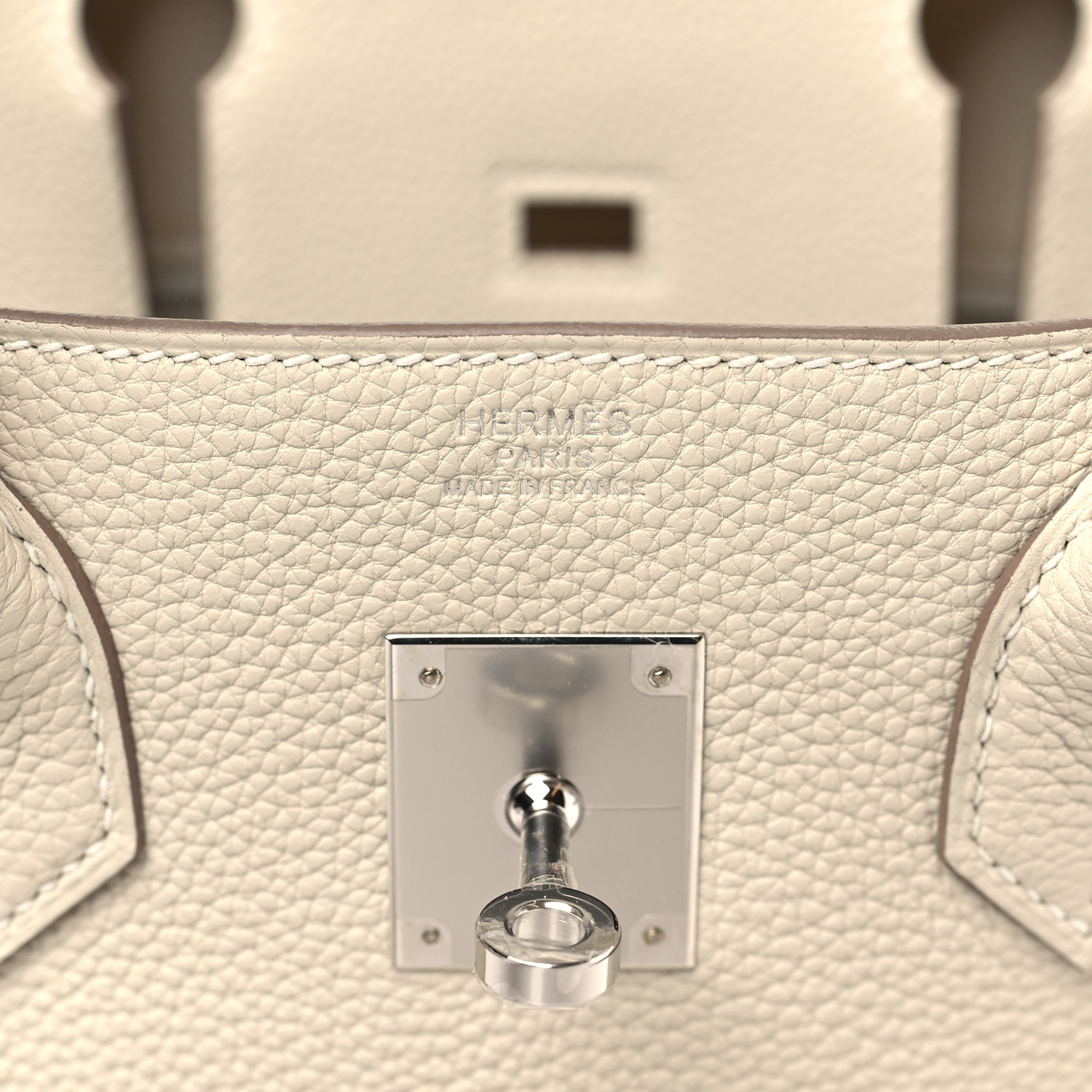 NMTogo Birkin 30 Craie锛�Silver Lock锛�