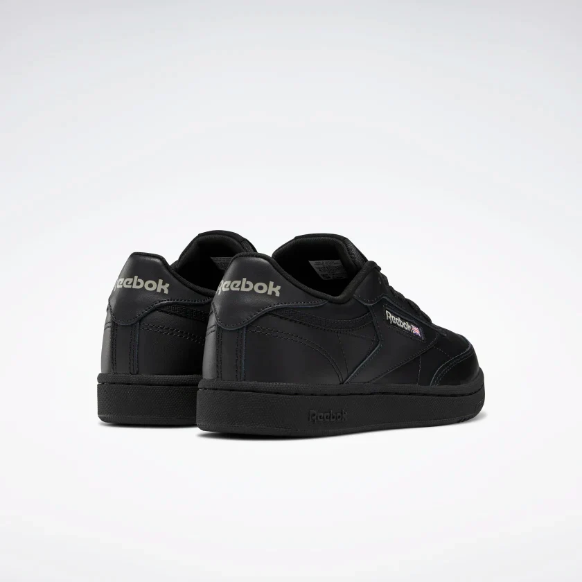 NMReebok Kid's Club C GS Shoes - Black / Charcoal