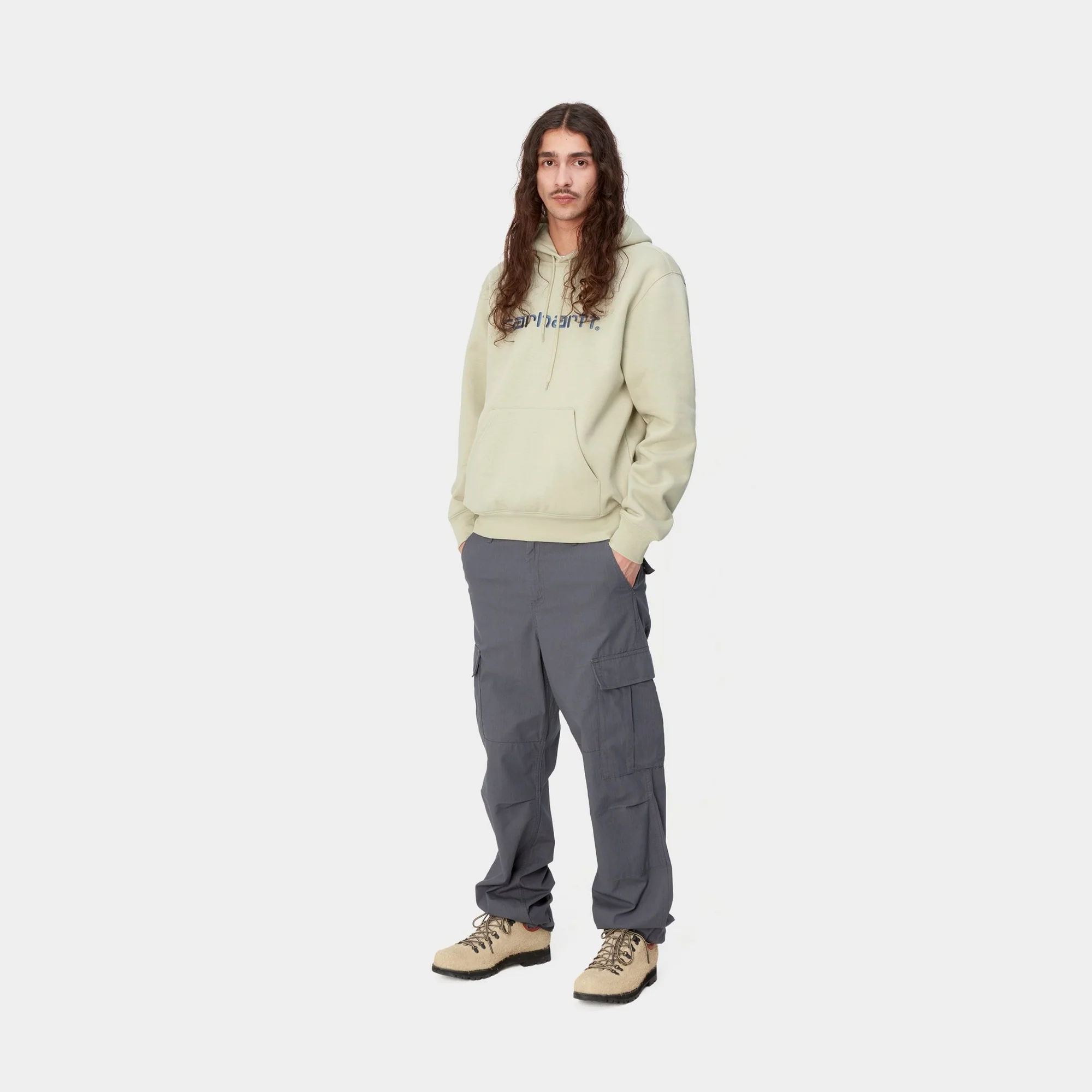 NMHooded Carhartt Sweatshirt | Beryl / Sorrent