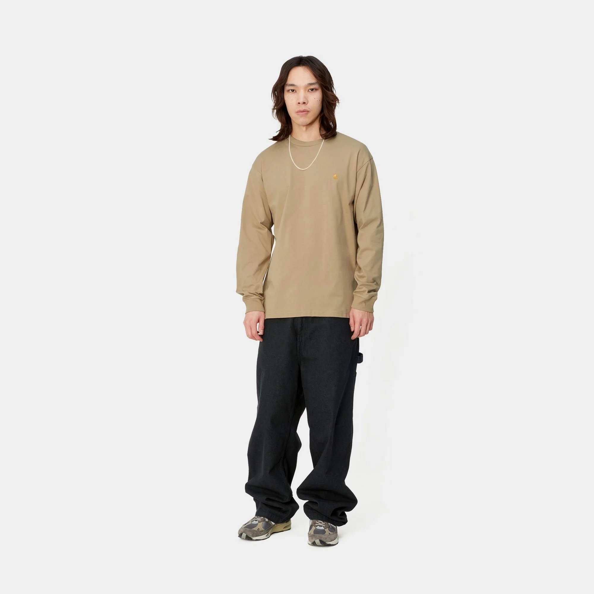 NMChase Long Sleeve T-Shirt | Sable