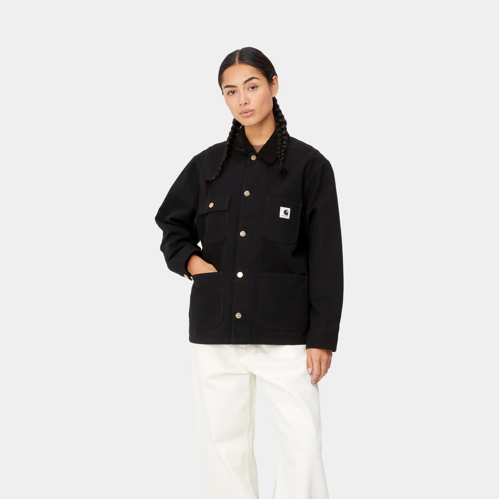 NMWomen's OG Michigan Coat (Spring) | Black (rinsed)