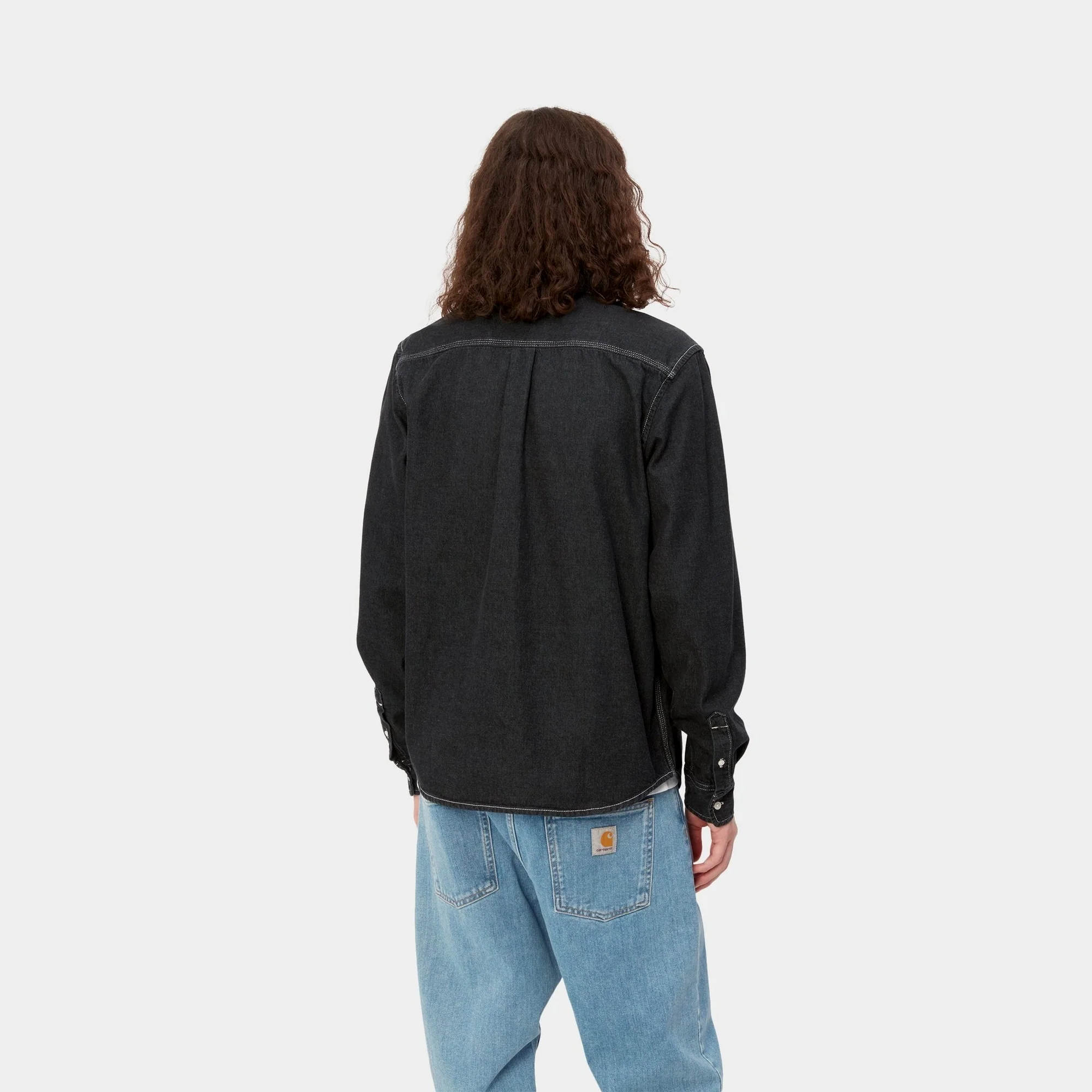 NMWeldon Shirt | Black (stone washed)