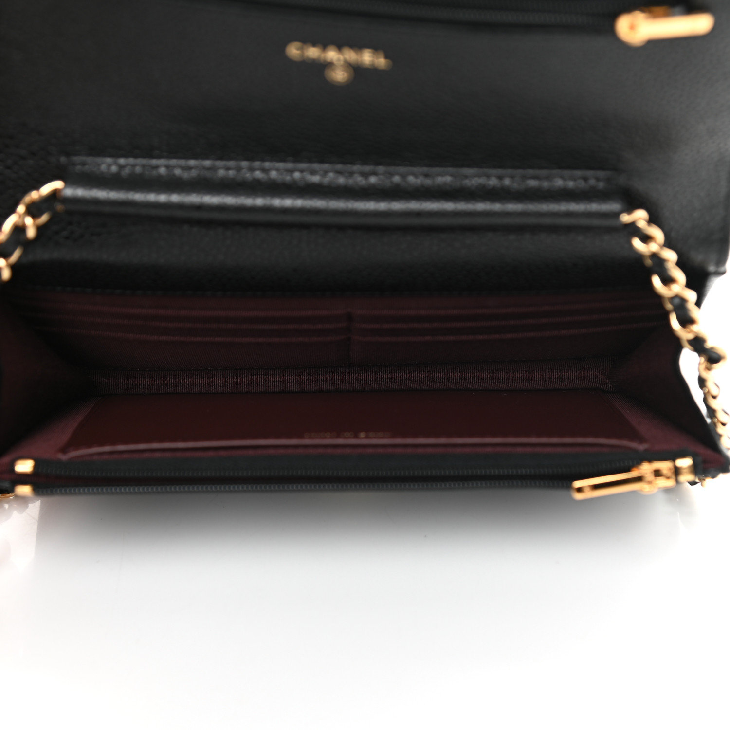 NMCaviar Quilted Wallet On Chain WOC Black