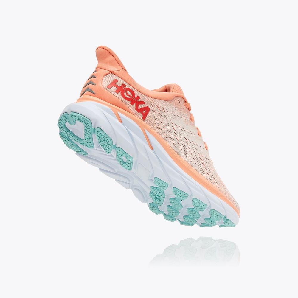 NMWomen's Clifton 8 - Cantaloupe / Silver Peony