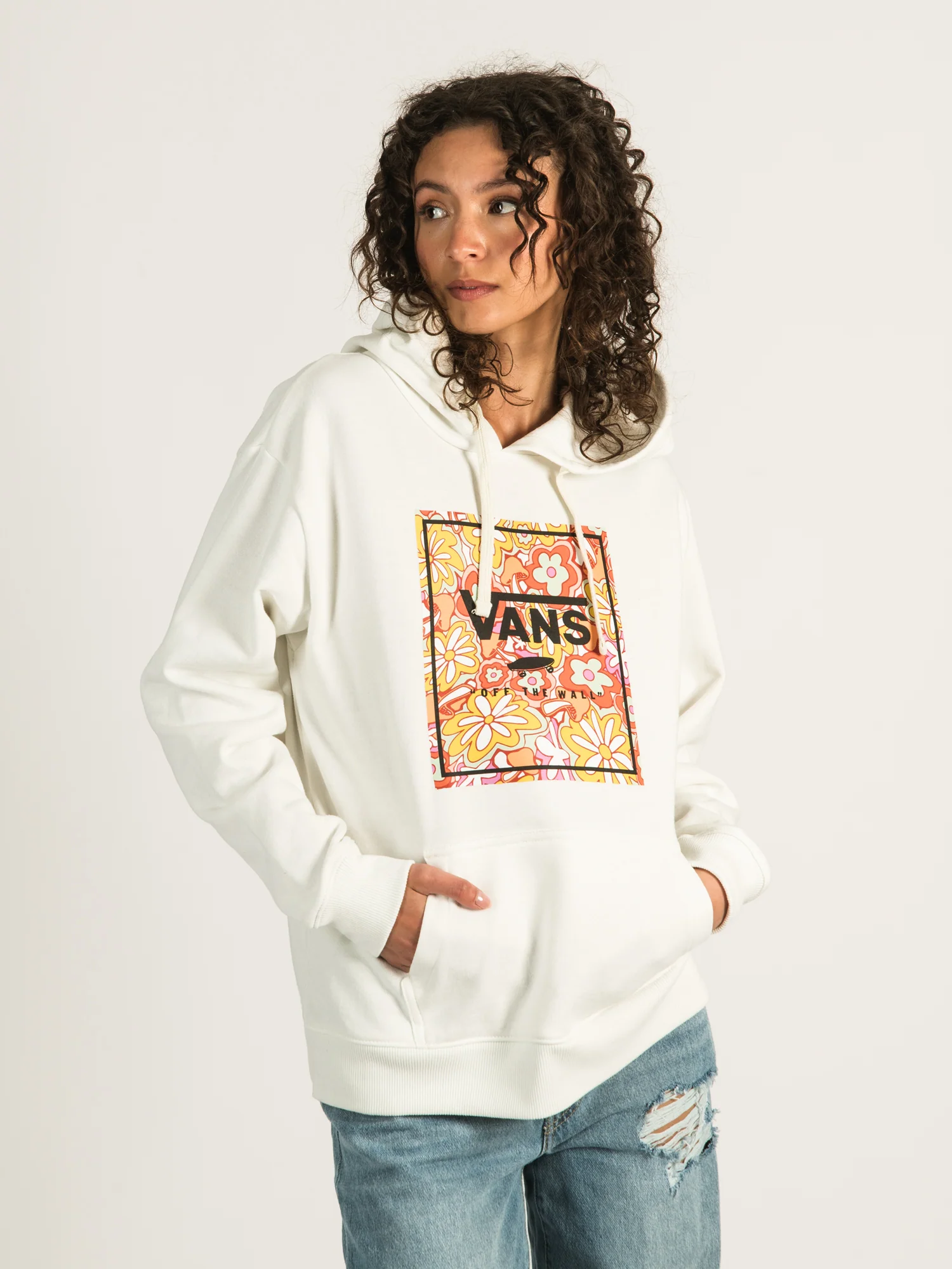 NMVANS RESORT FLORAL BOX PULL OVER HOOD