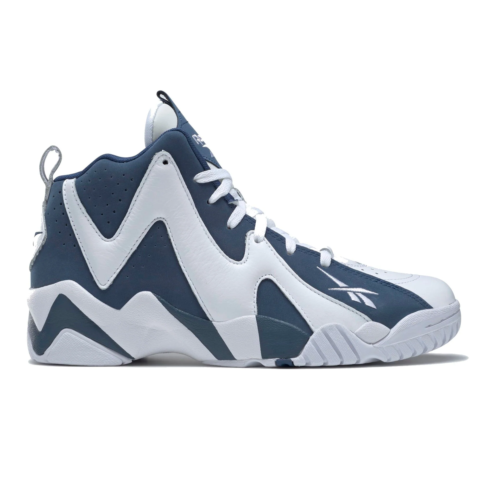 NMReebok Men's Kamikaze II Basketball Shoes - Ftwr White / Batik Blue