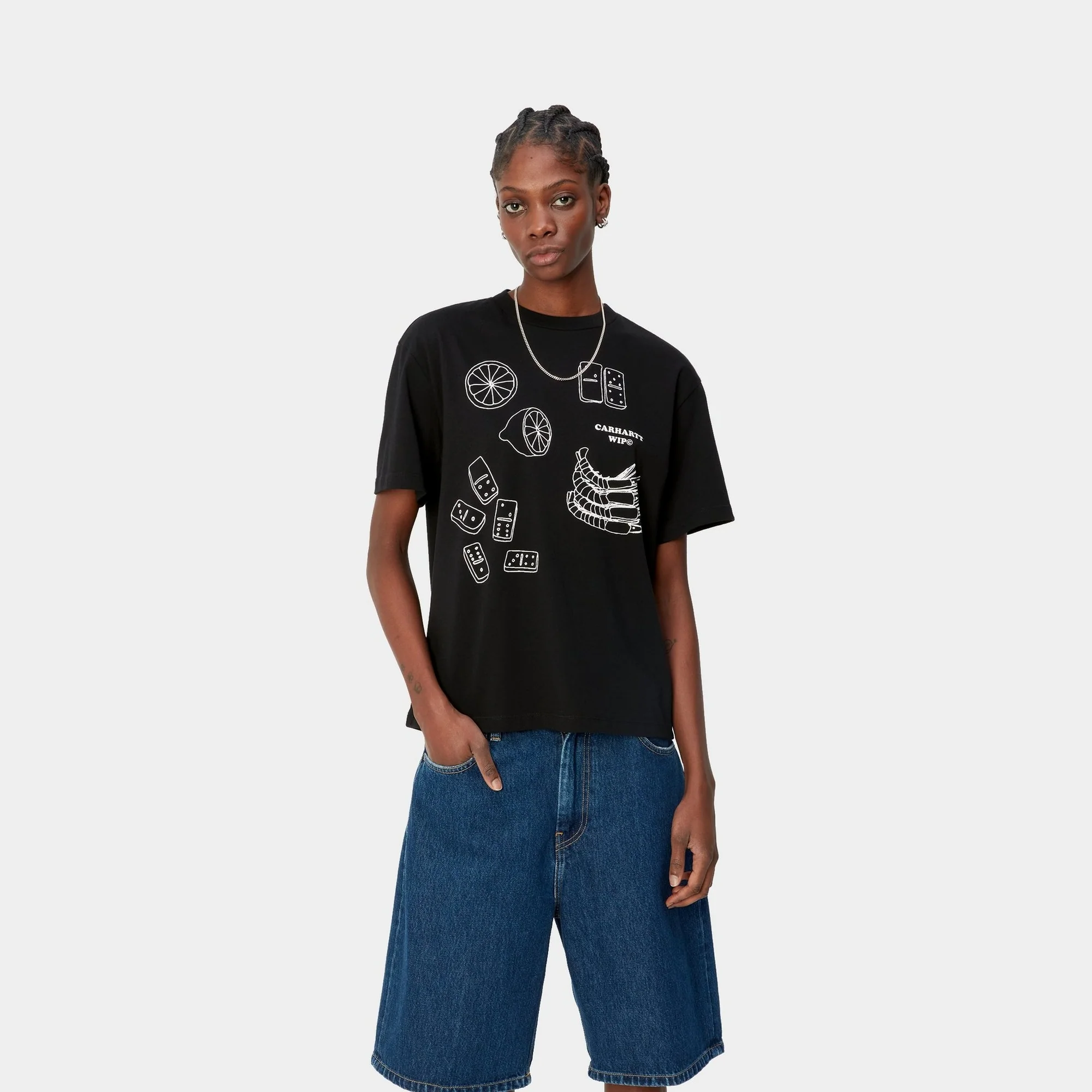 NMWomen's Isis Maria Lunch T-Shirt | Black / White