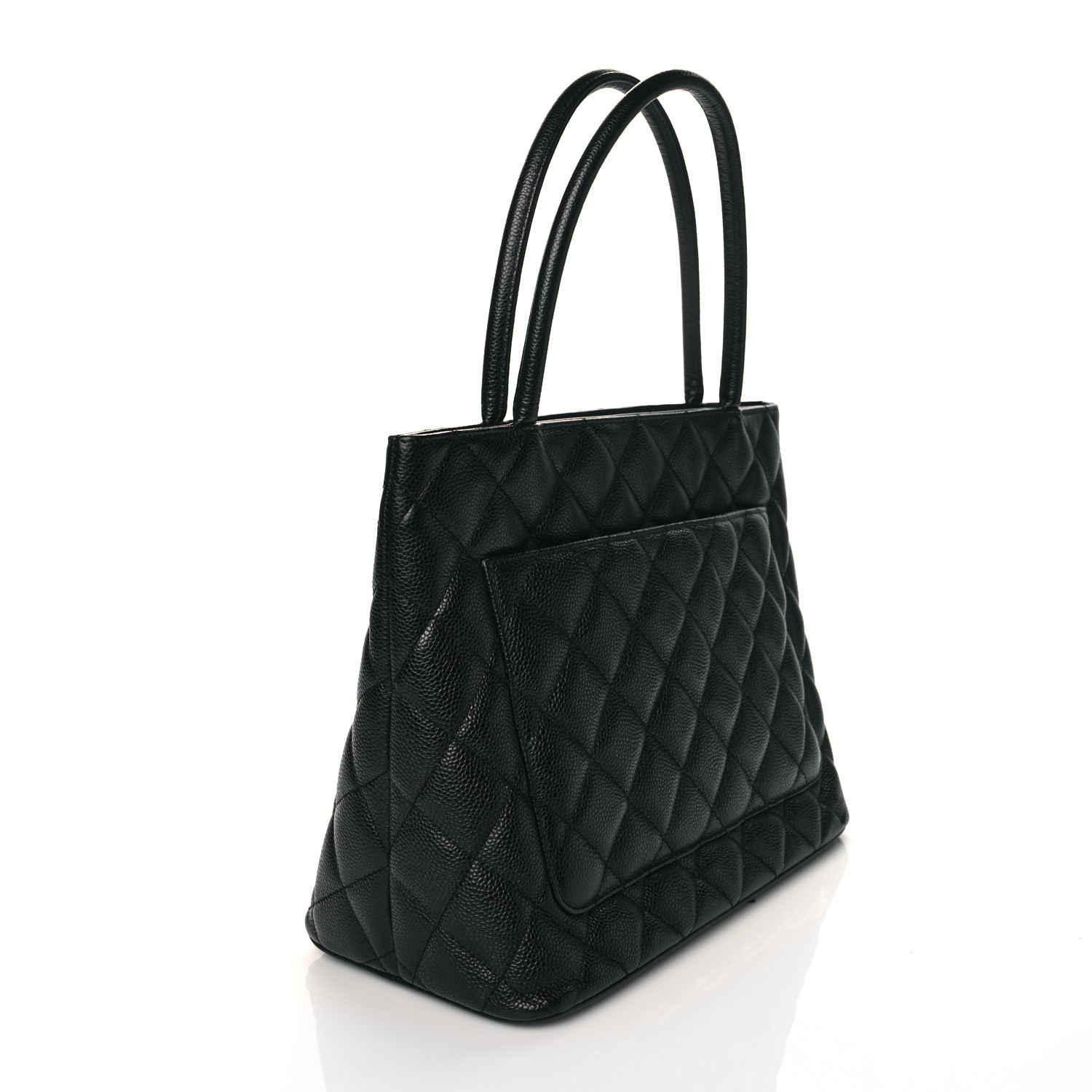 NMCaviar Quilted Medallion Tote Black