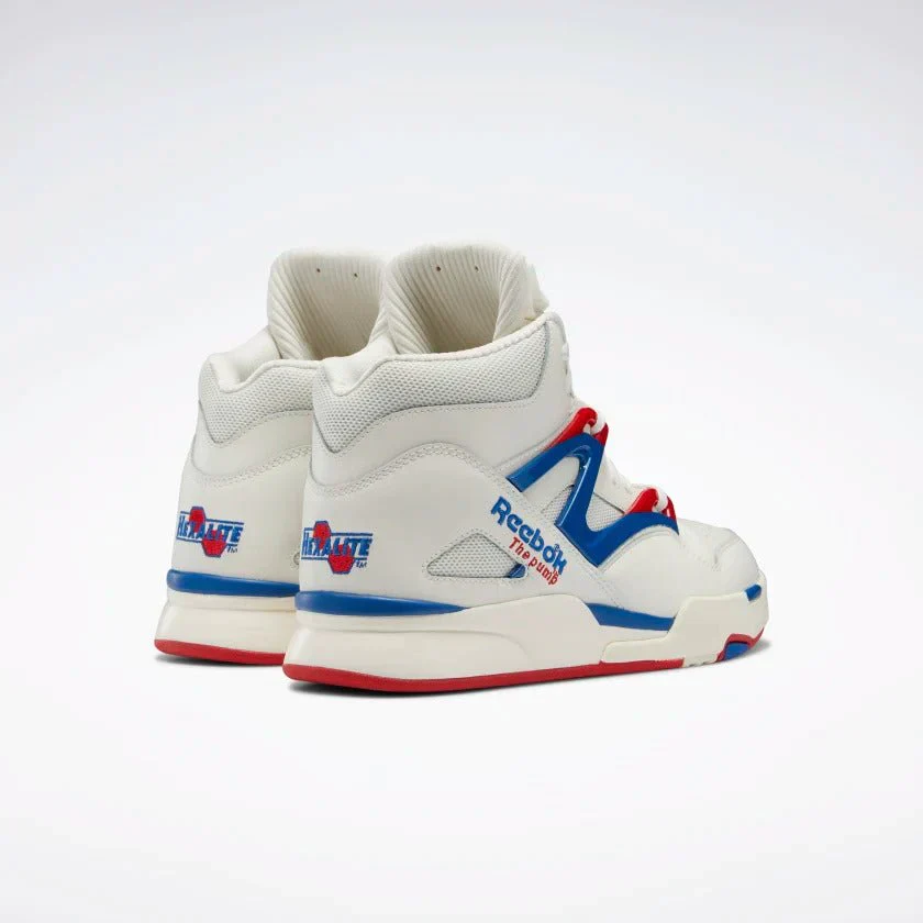 NMReebok Men's Pump Omni Zone II Shoes - Clack / Vector Blue / Vector Red