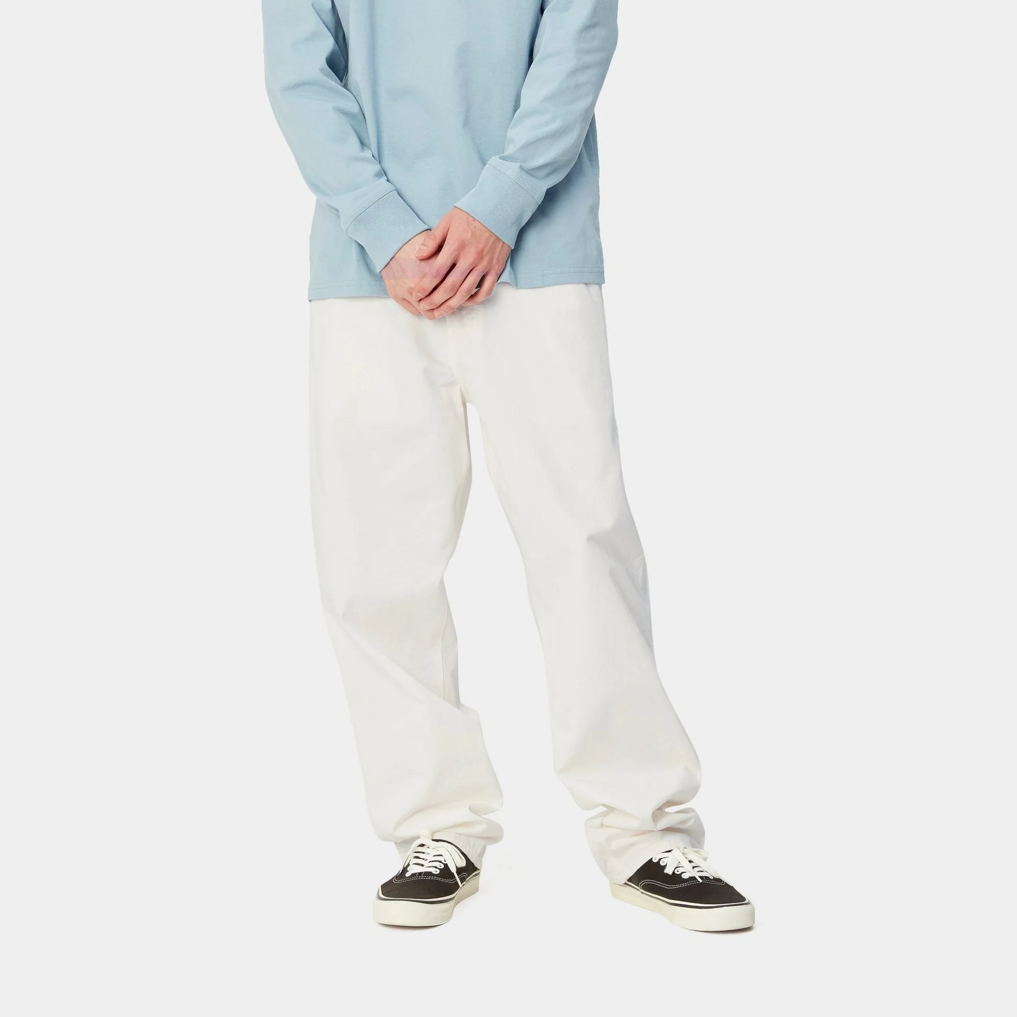 NMSingle Knee Pant - Drill | Off-White (rinsed)