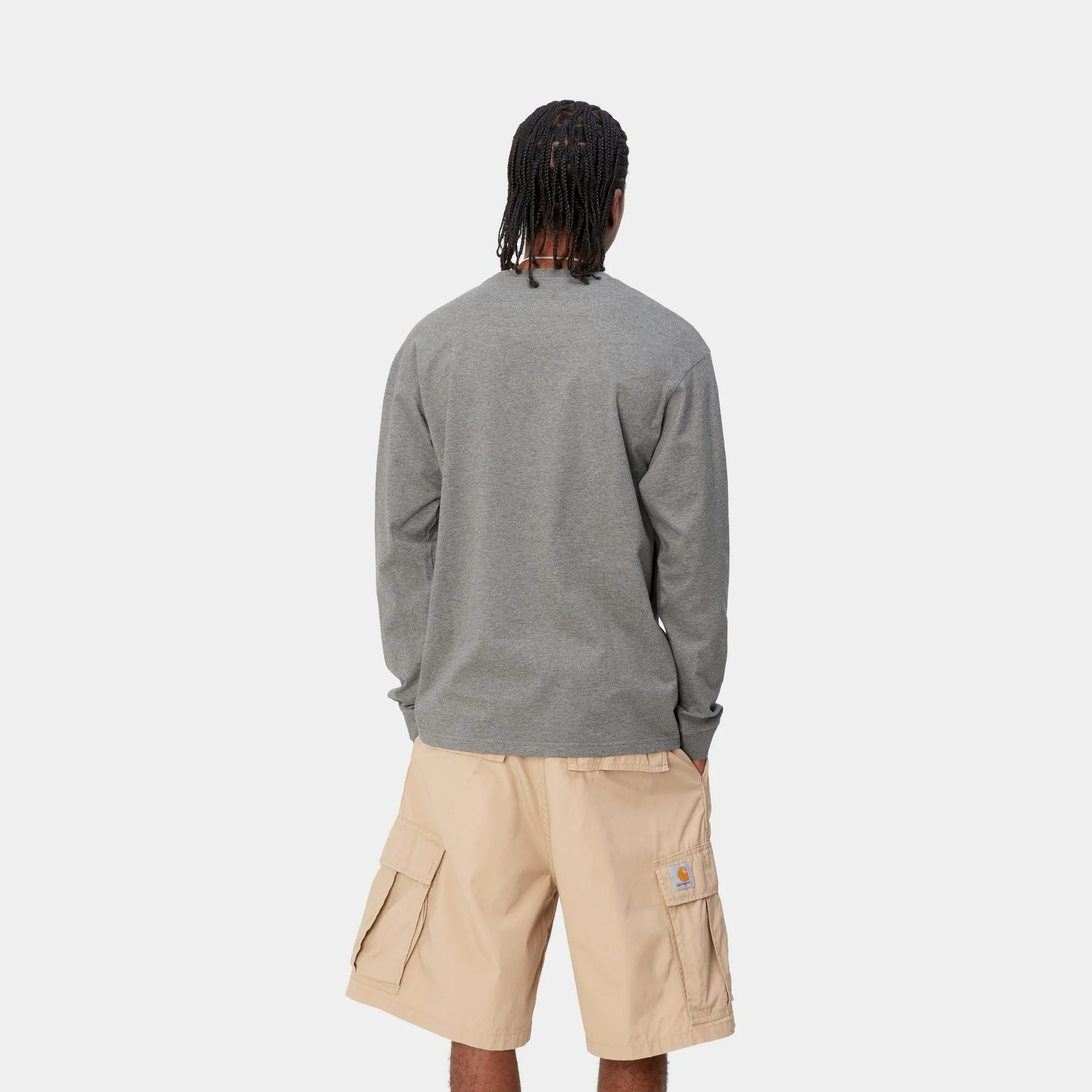 NMChase Long Sleeve T-Shirt | Dark Grey Heather