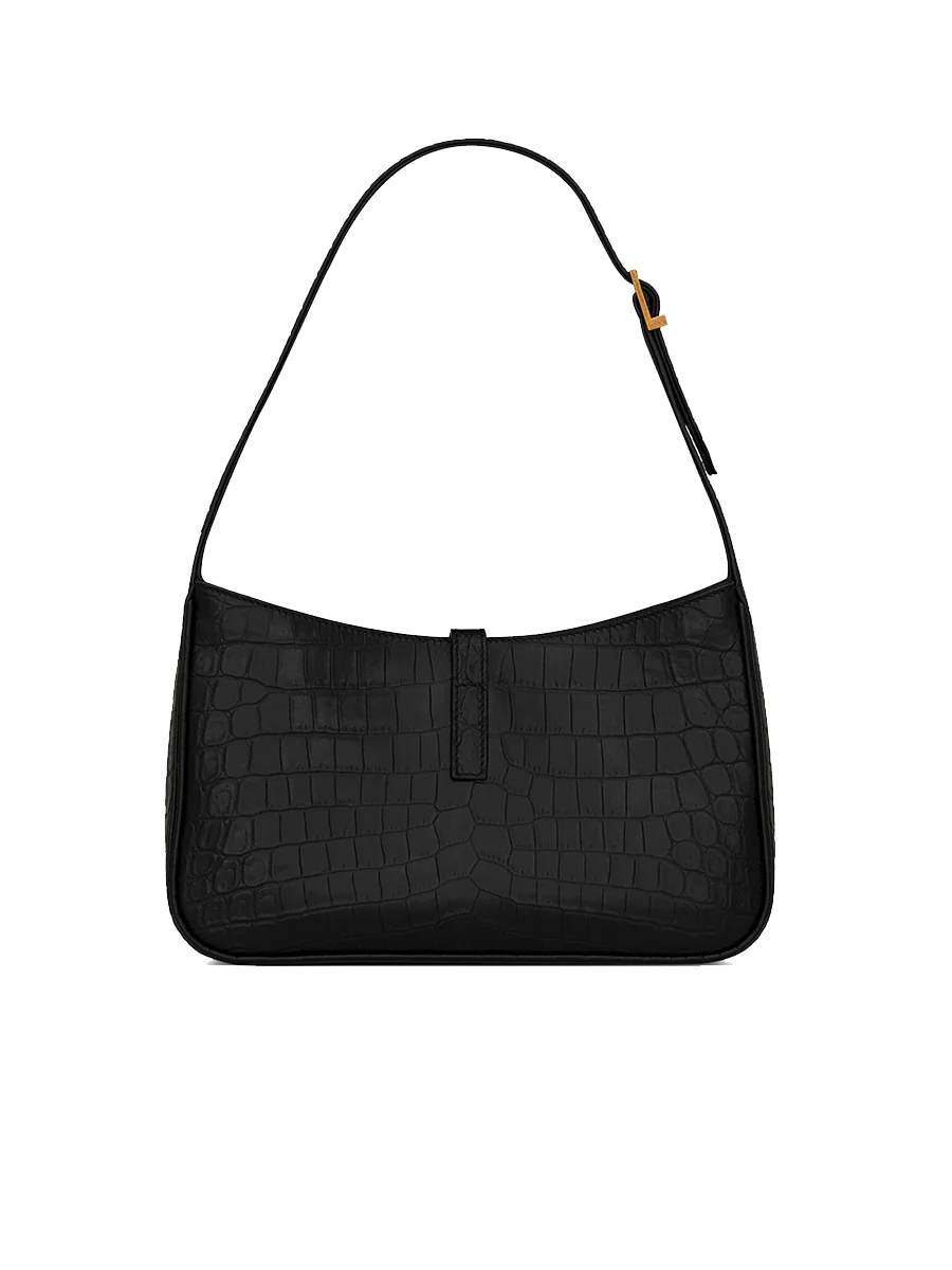 NMLe 5 a 7 in Crocodile Embossed Shiny Leather