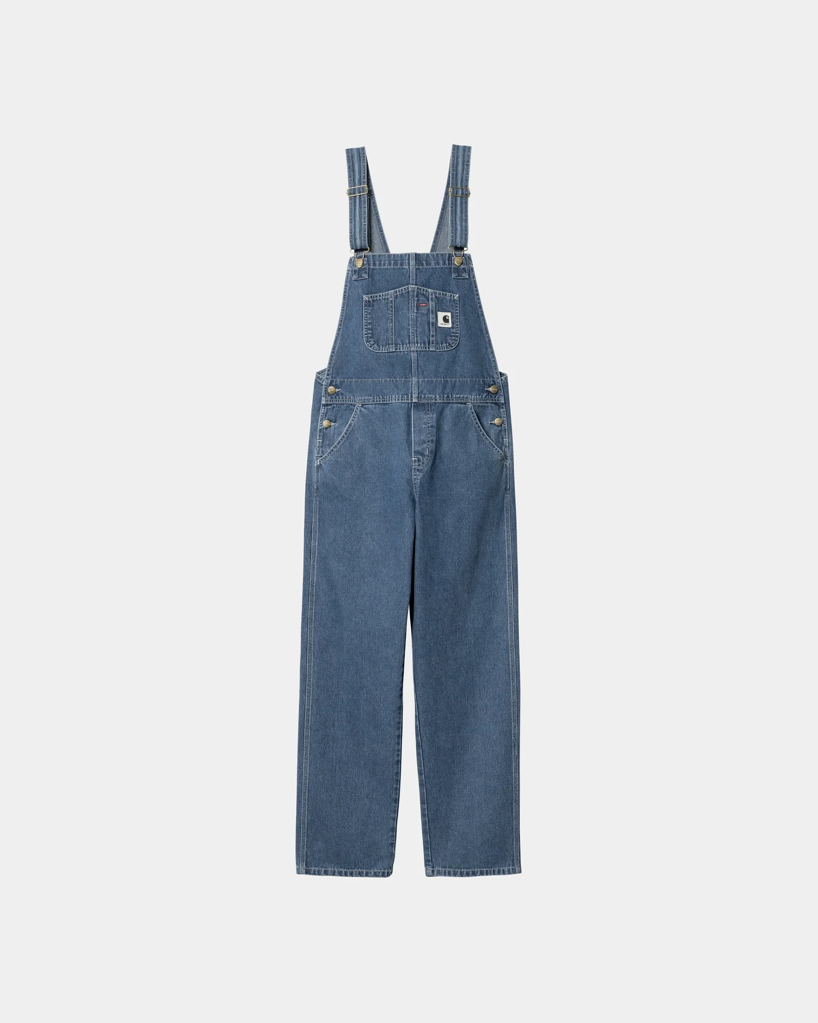 NMWomen's Bib Overall Straight - Norco Denim | Blue (stone washed)