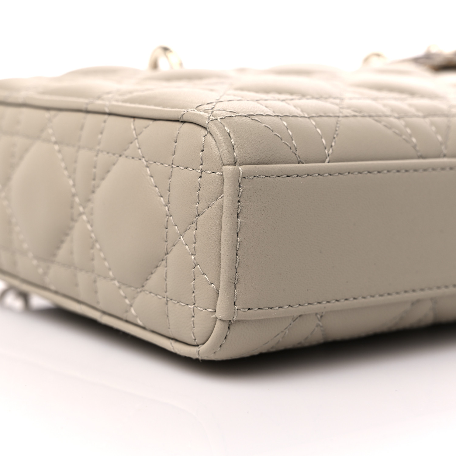 NMLambskin Cannage Medium Lady D-Joy Sand