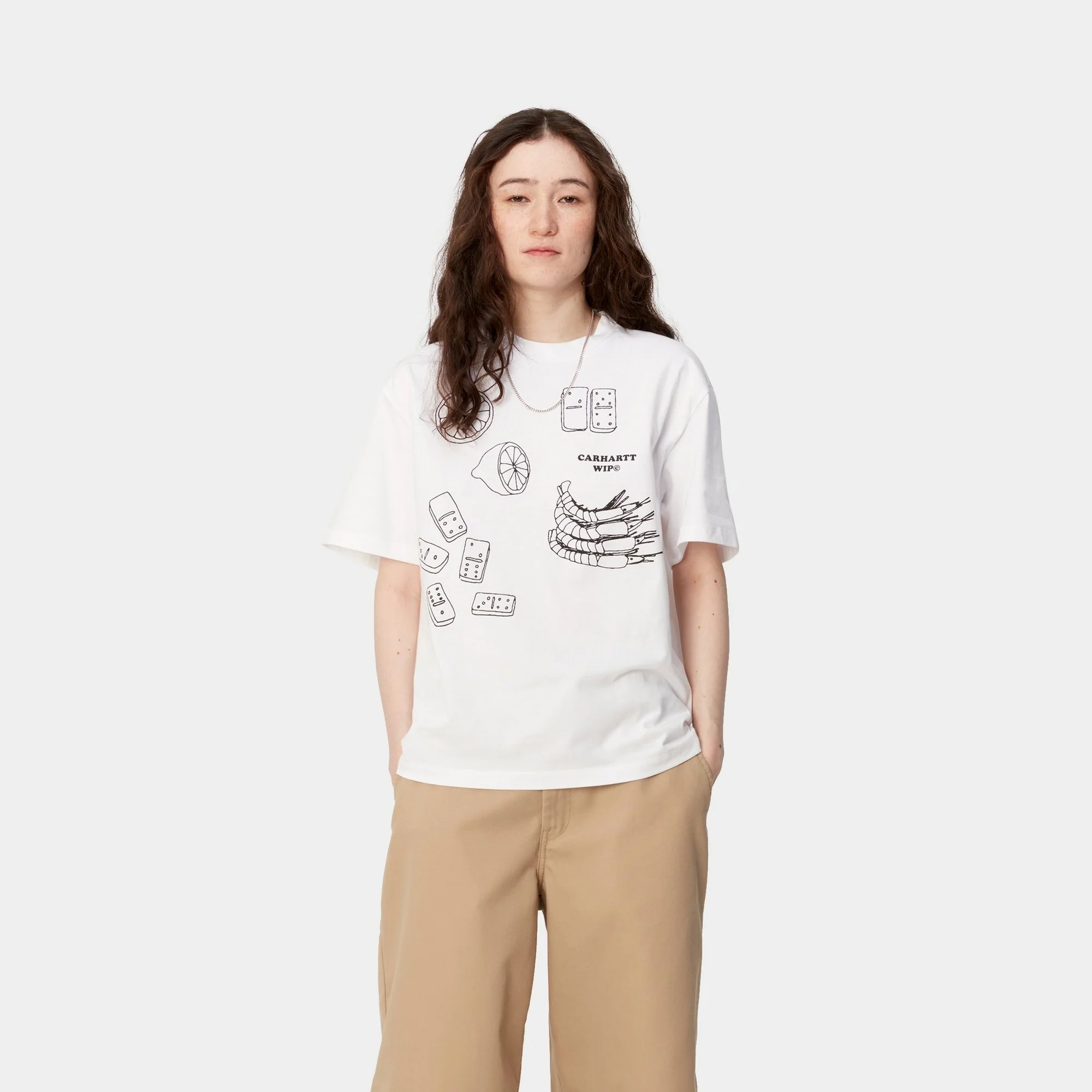 NMWomen’s Isis Maria Lunch T-Shirt | White / Black