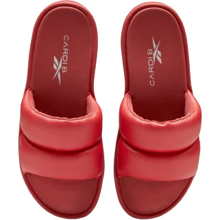 NMReebok Women's Cardi B Slides - Mars Red
