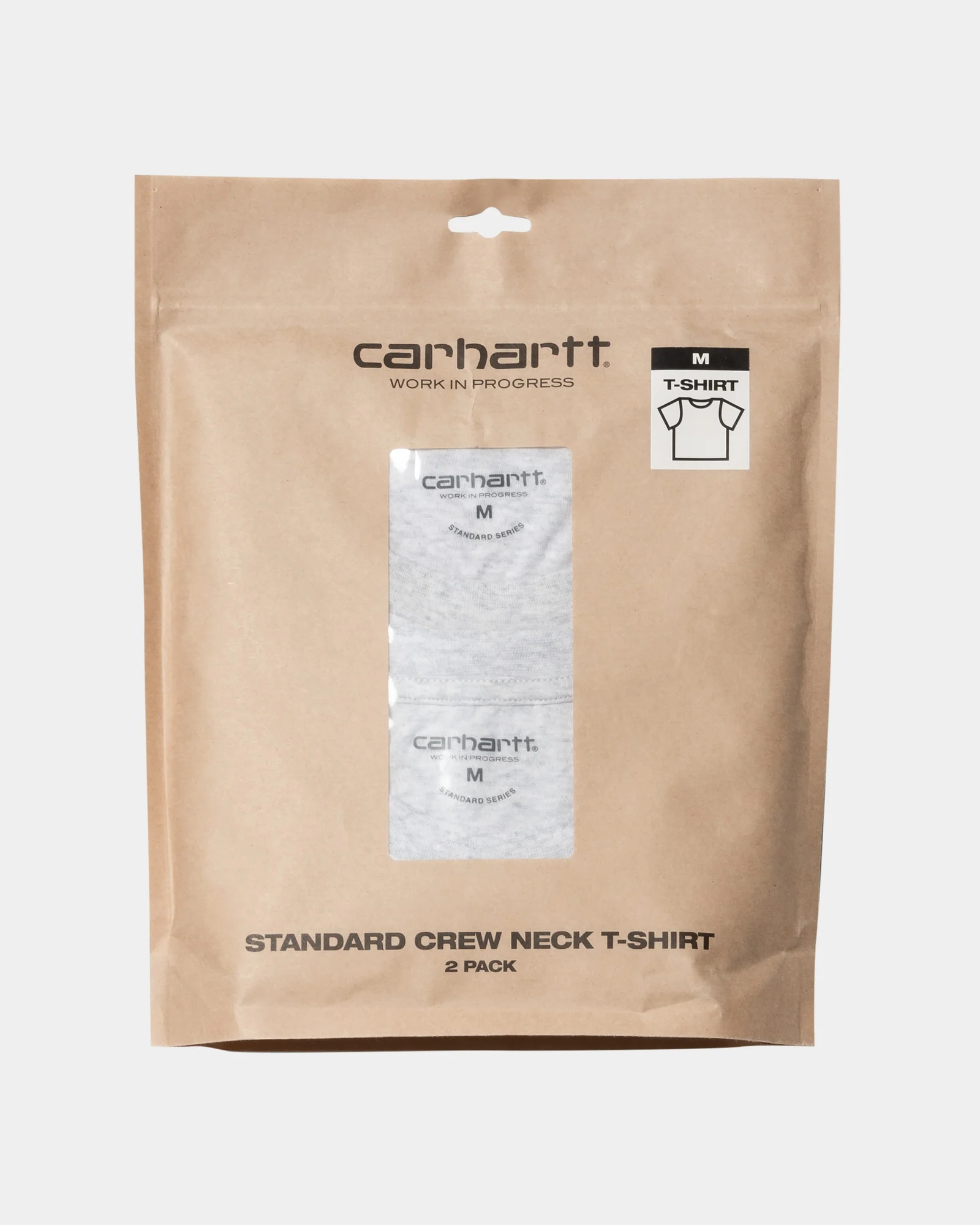 NMStandard Crew Neck T-Shirt (2 Pack) | Ash Heather + Ash Heather